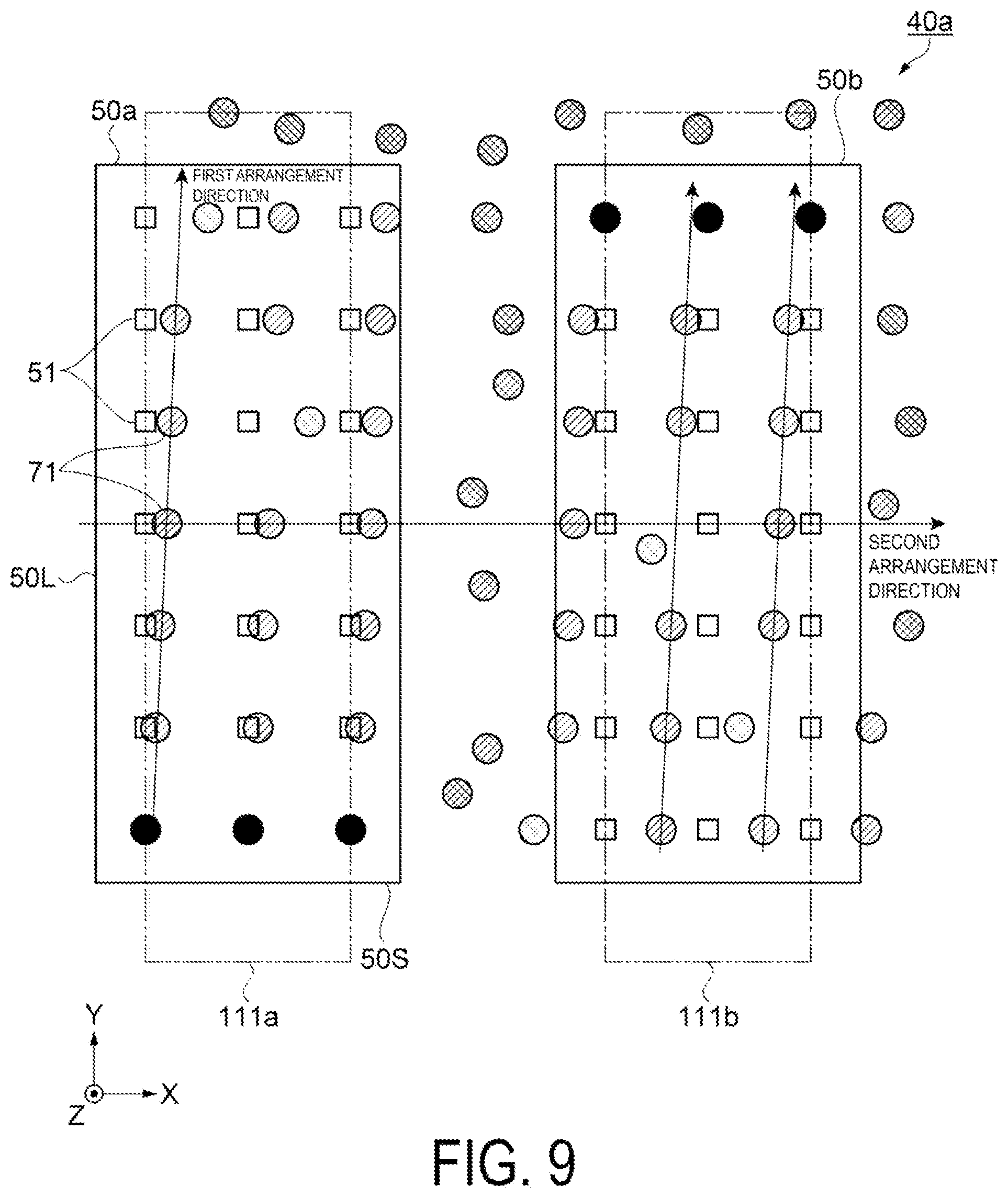 Patent US12099277 Figure 7 – Electro-optical device comprising a plurality of terminals having a plurality of recessed portions including first and second recessed portions and electronic apparatus