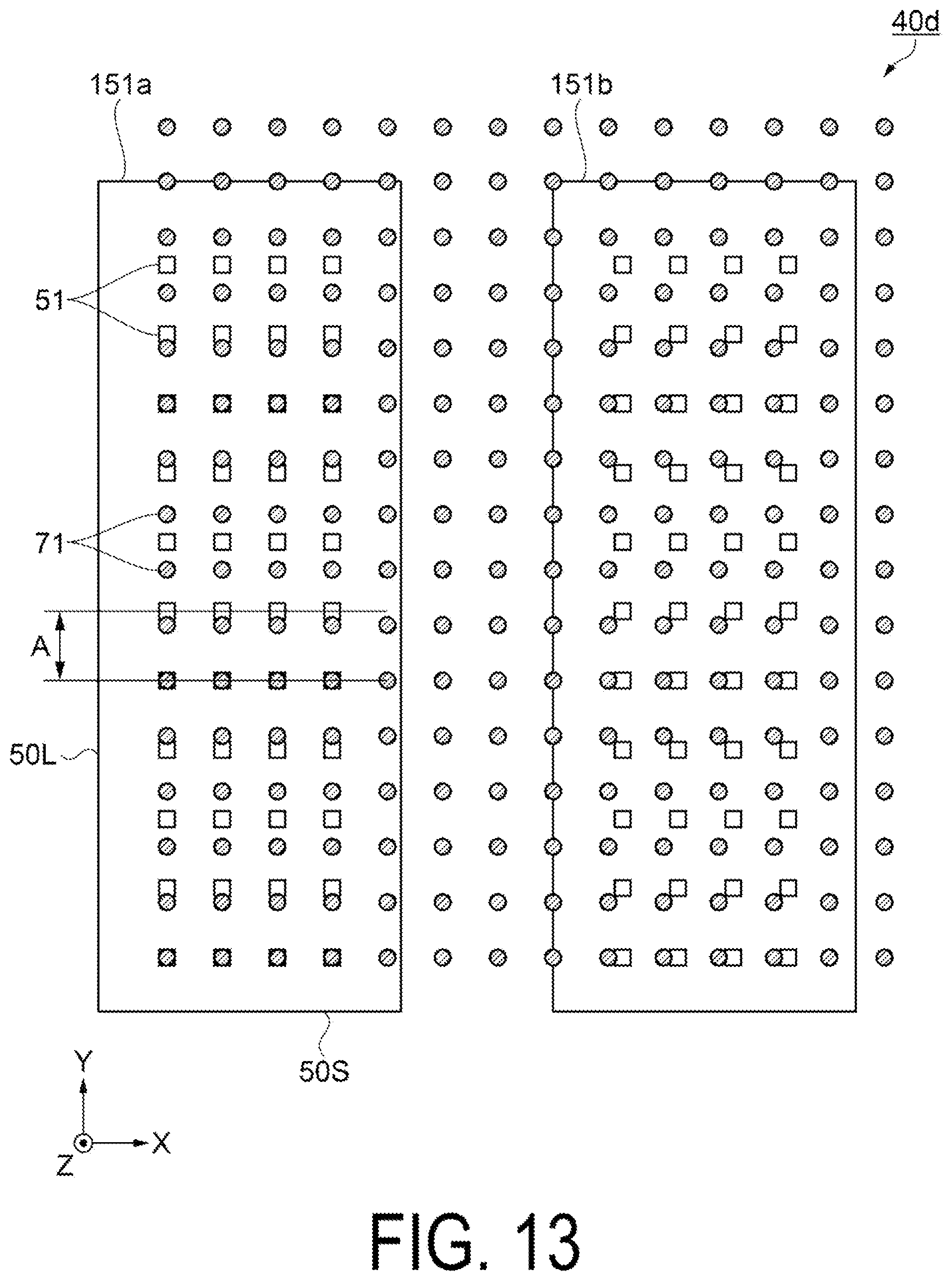 Patent US12099277 Figure 11 – Electro-optical device comprising a plurality of terminals having a plurality of recessed portions including first and second recessed portions and electronic apparatus