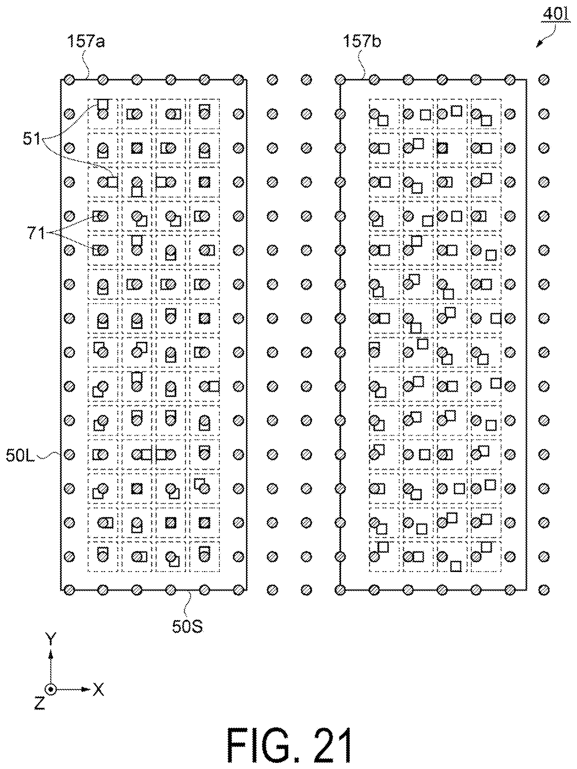 Patent US12099277 Figure 19 – Electro-optical device comprising a plurality of terminals having a plurality of recessed portions including first and second recessed portions and electronic apparatus