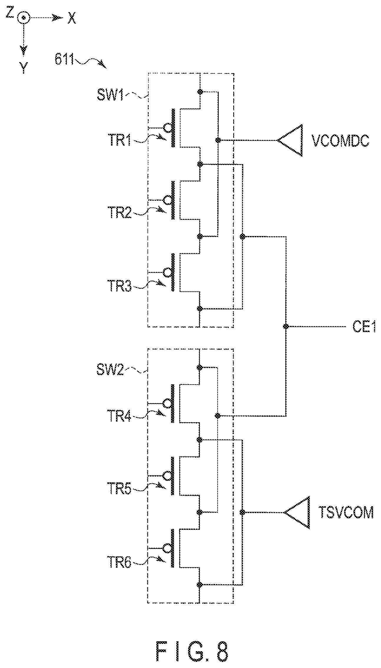 Patent US12099278 Figure 8 – Display device