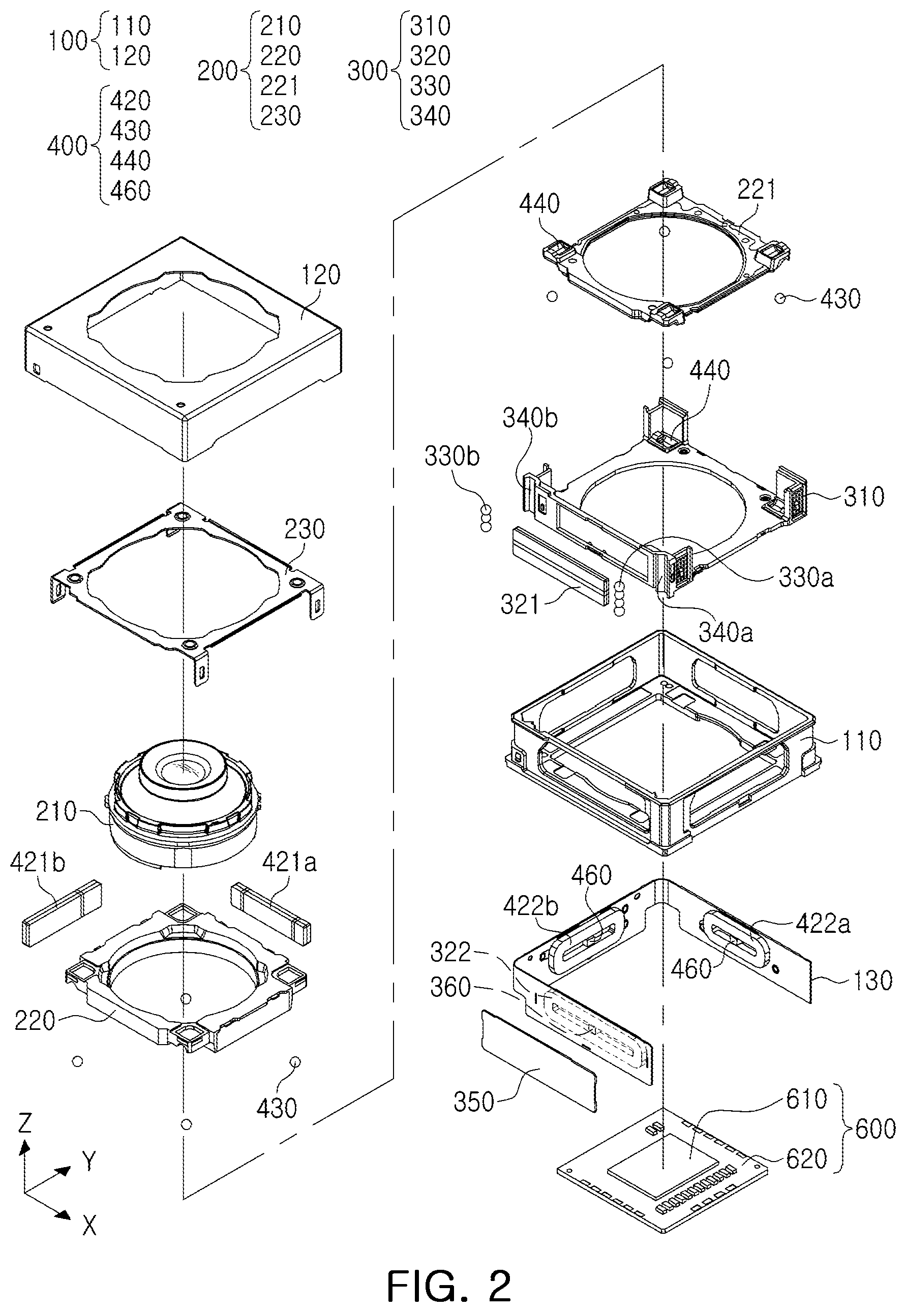 Patent US12099283 Figure 2 – Camera module