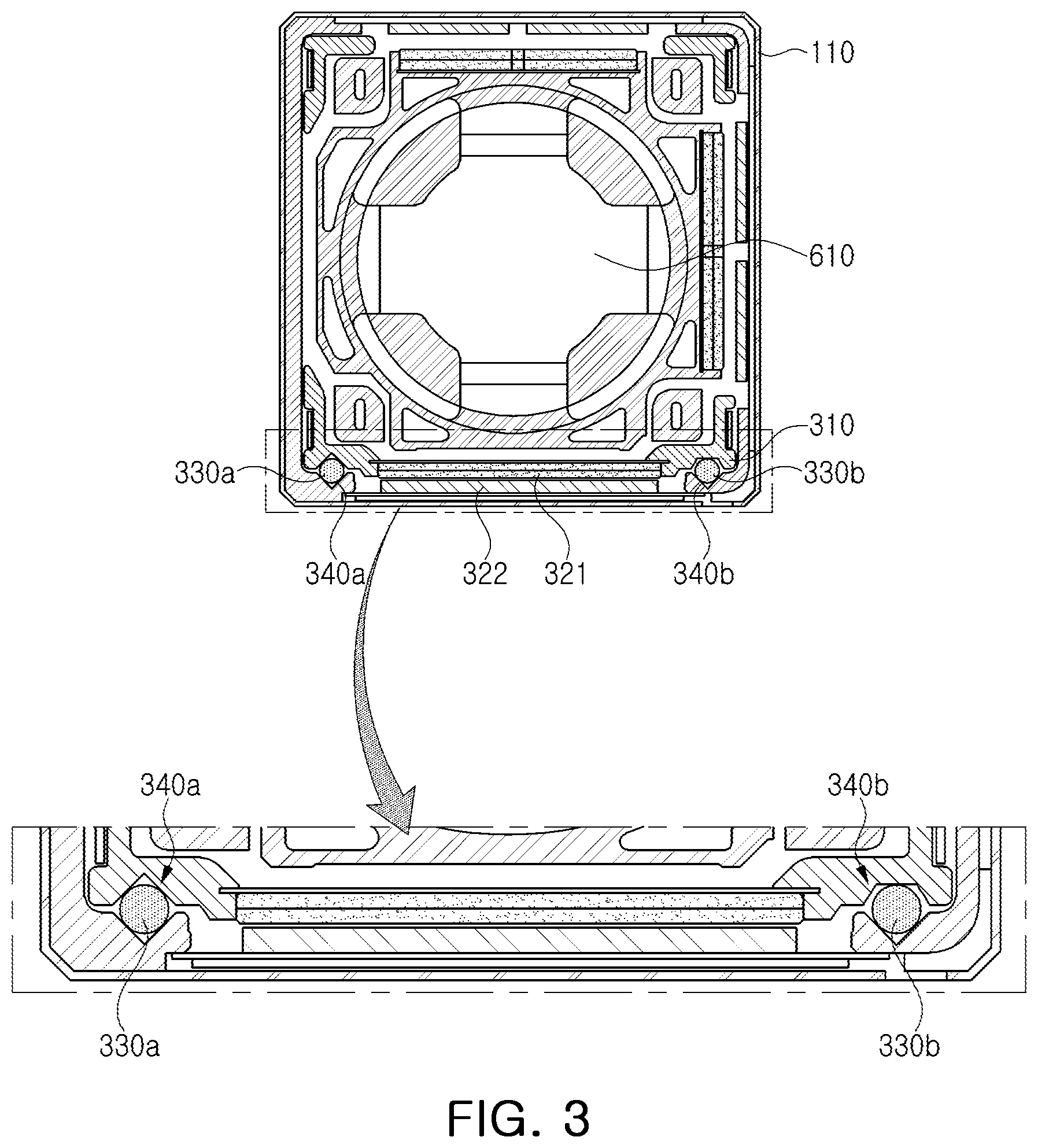 Patent US12099283 Figure 3 – Camera module