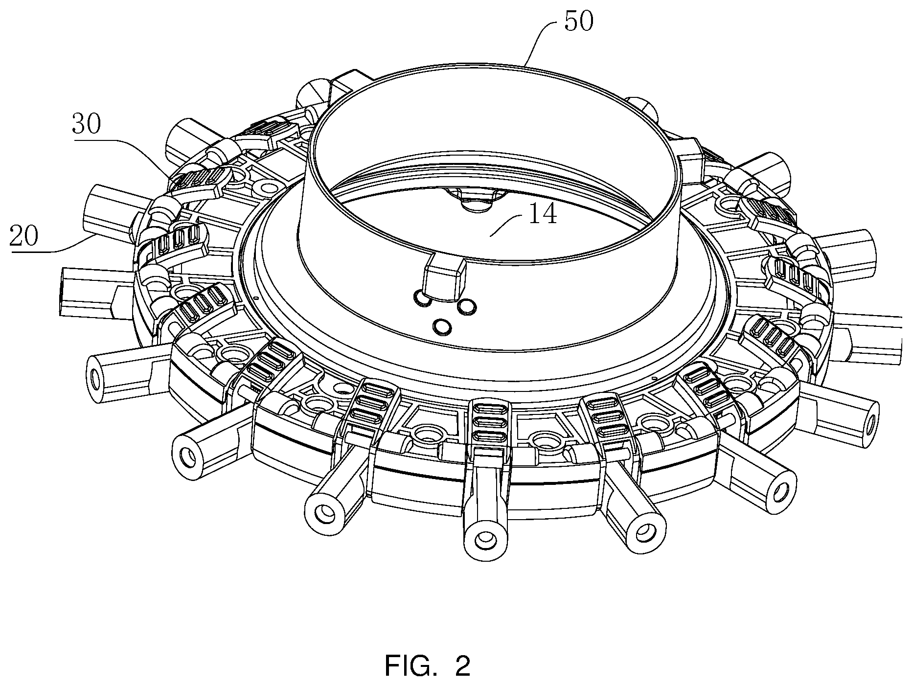 Patent US12099284 Figure 2 – Foldable light reflective device for photoflood lamp