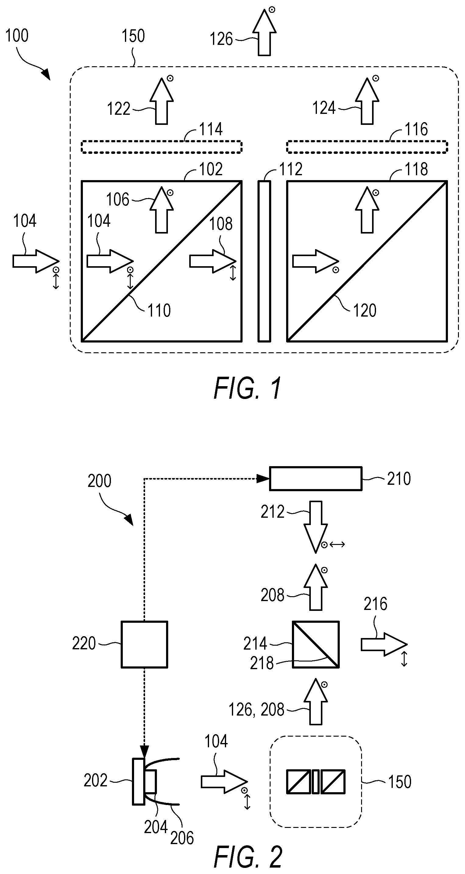 Patent US12099286 Figure 1 – Projection display system and method