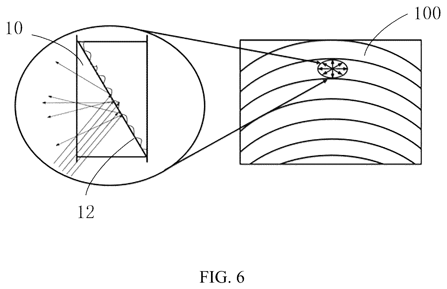 Patent US12099287 Figure 6 – Transparent projection screen, and manufacturing method for same