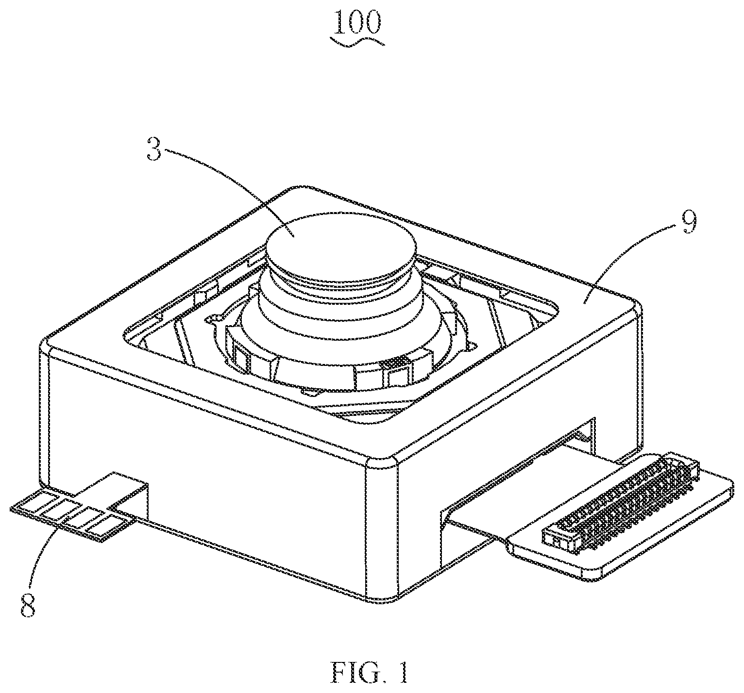 Patent US12099288 Figure 1 – Lens module