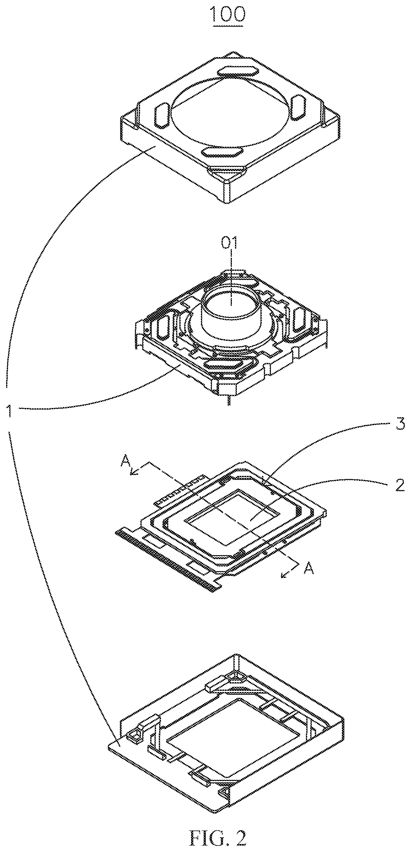 Patent US12099289 Figure 2 – Optical driving assembly