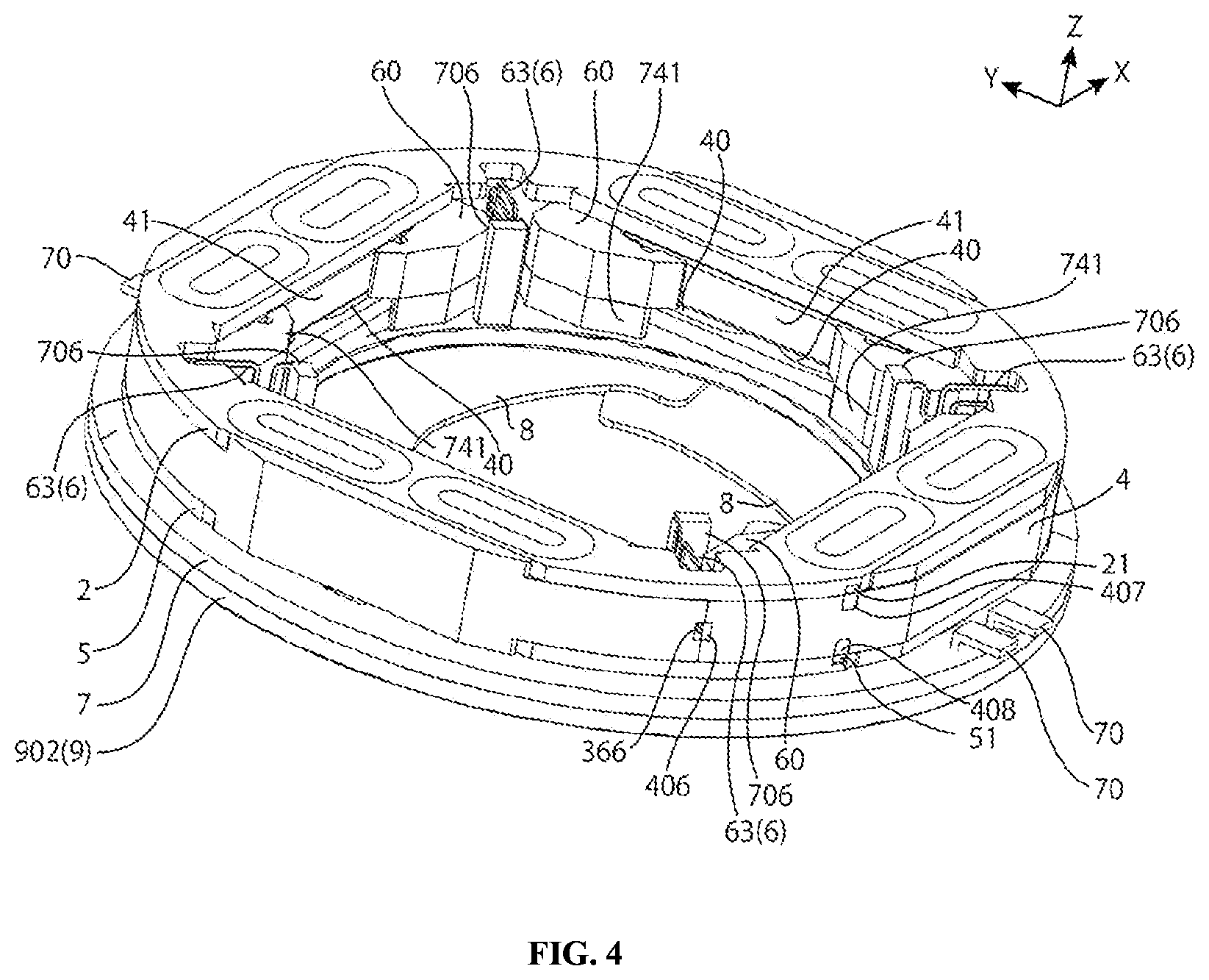 Patent US12099290 Figure 4 – Blade driving device, camera device and electronic apparatus