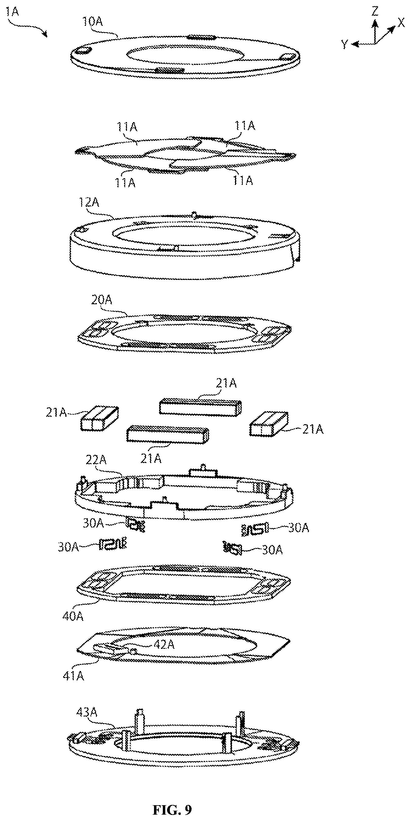 Patent US12099290 Figure 9 – Blade driving device, camera device and electronic apparatus