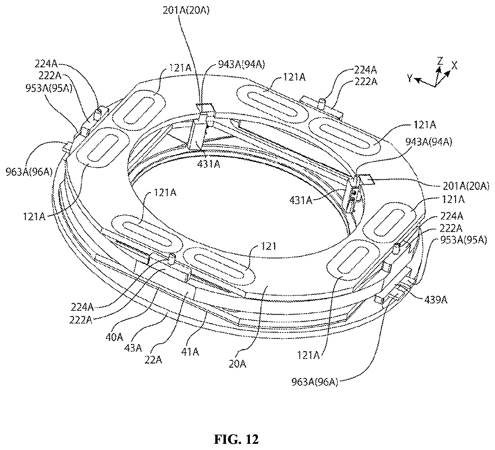 Patent US12099290 Figure 12 – Blade driving device, camera device and electronic apparatus