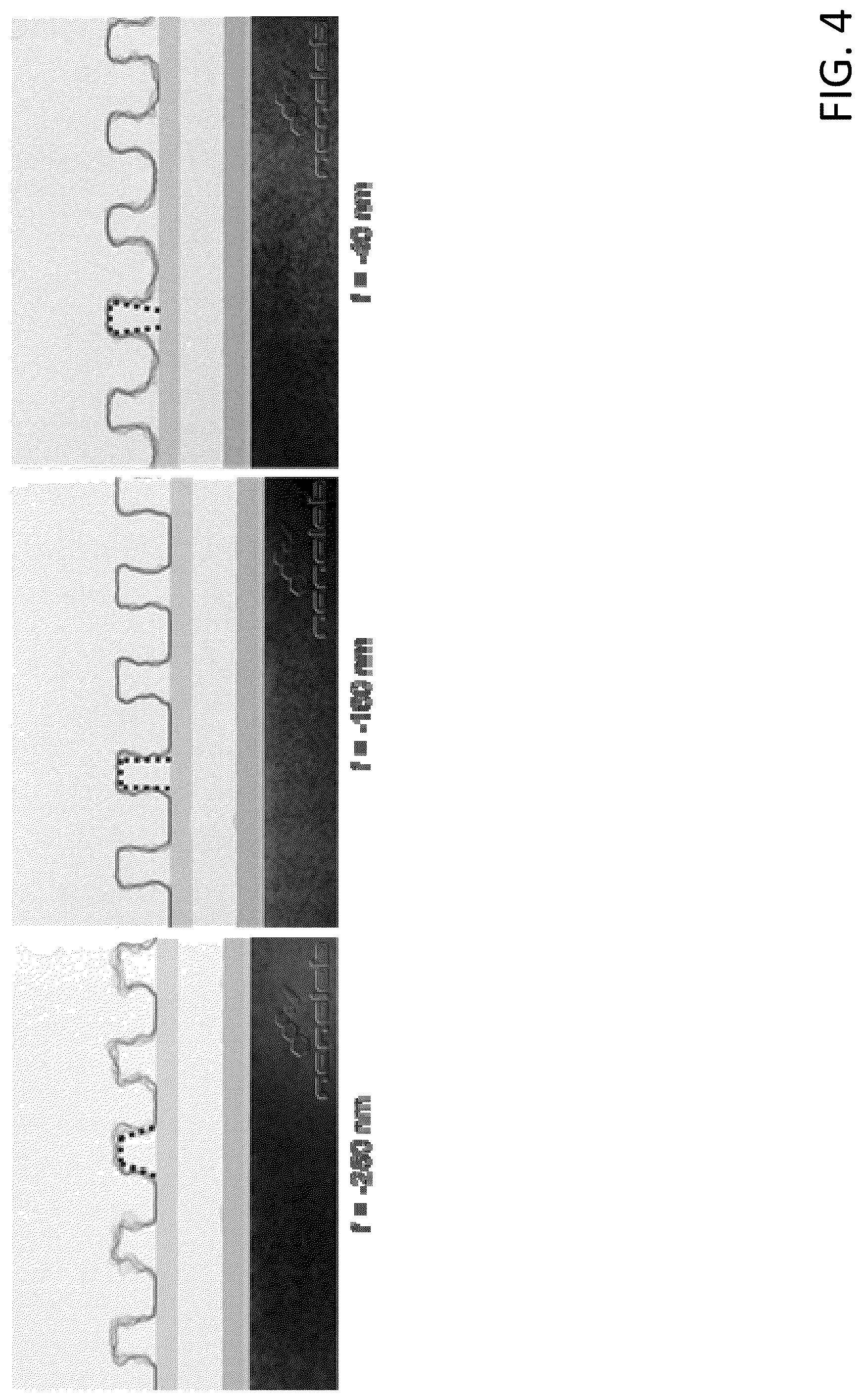 Patent US12099299 Figure 4 – Method of patterning a substrate using a sidewall spacer etch mask