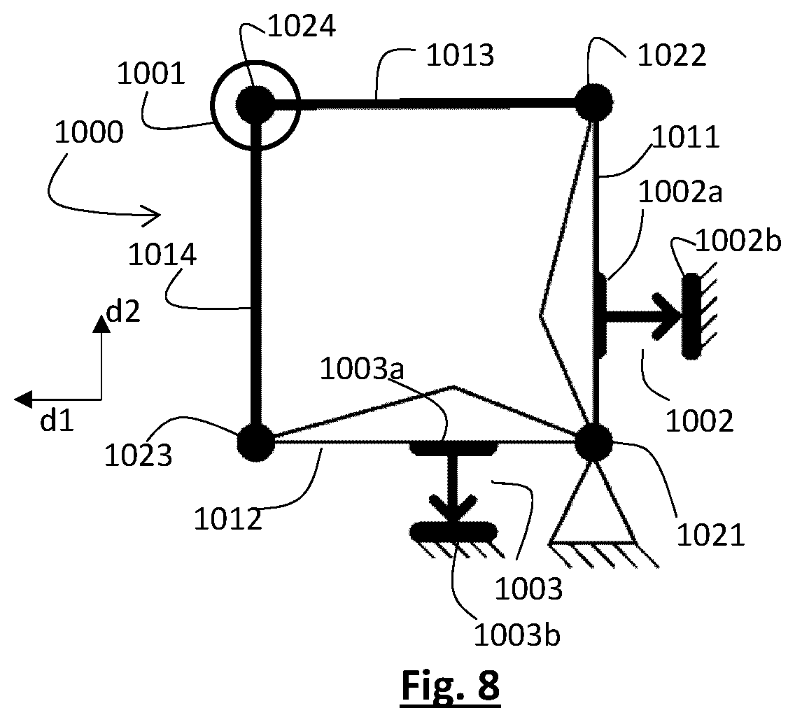 Patent US12099307 Figure 5 – Actuator unit for positioning an optical element