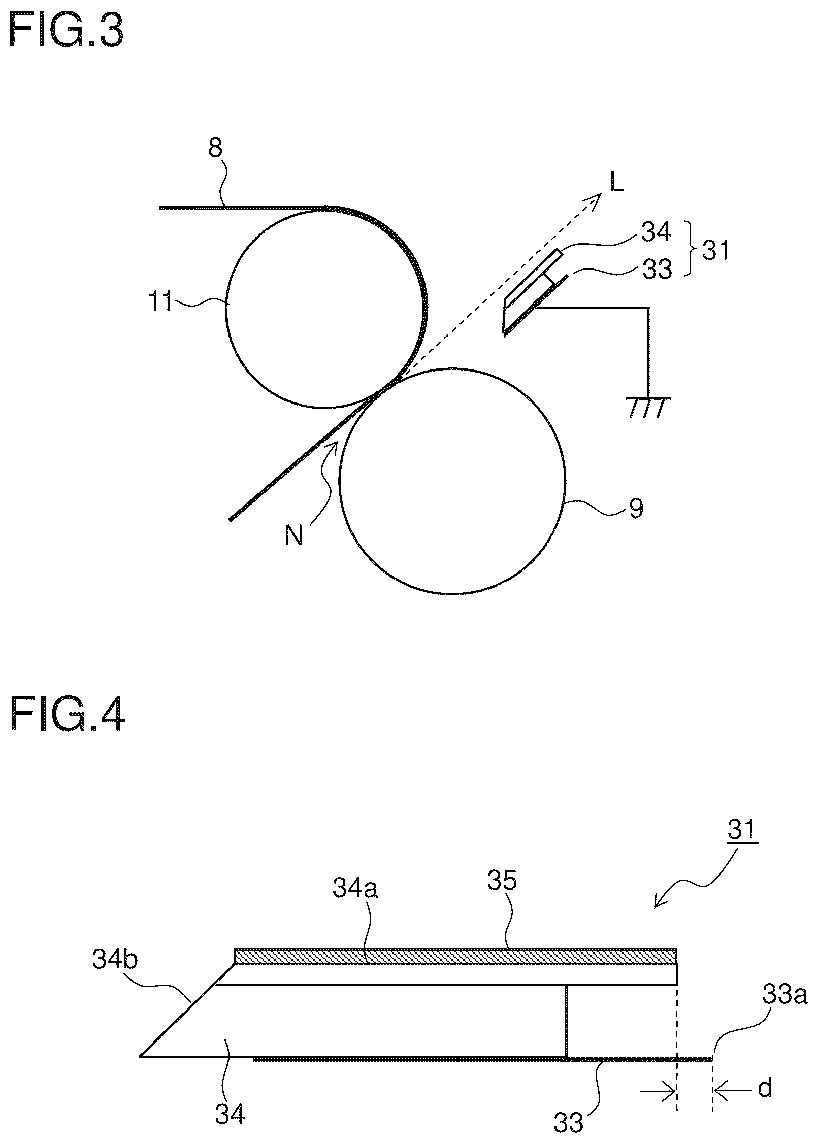 Patent US12099311 Figure 3 – Image forming apparatus with charge eliminating needle protection cover that maintains constant interval between the needle and a sheet