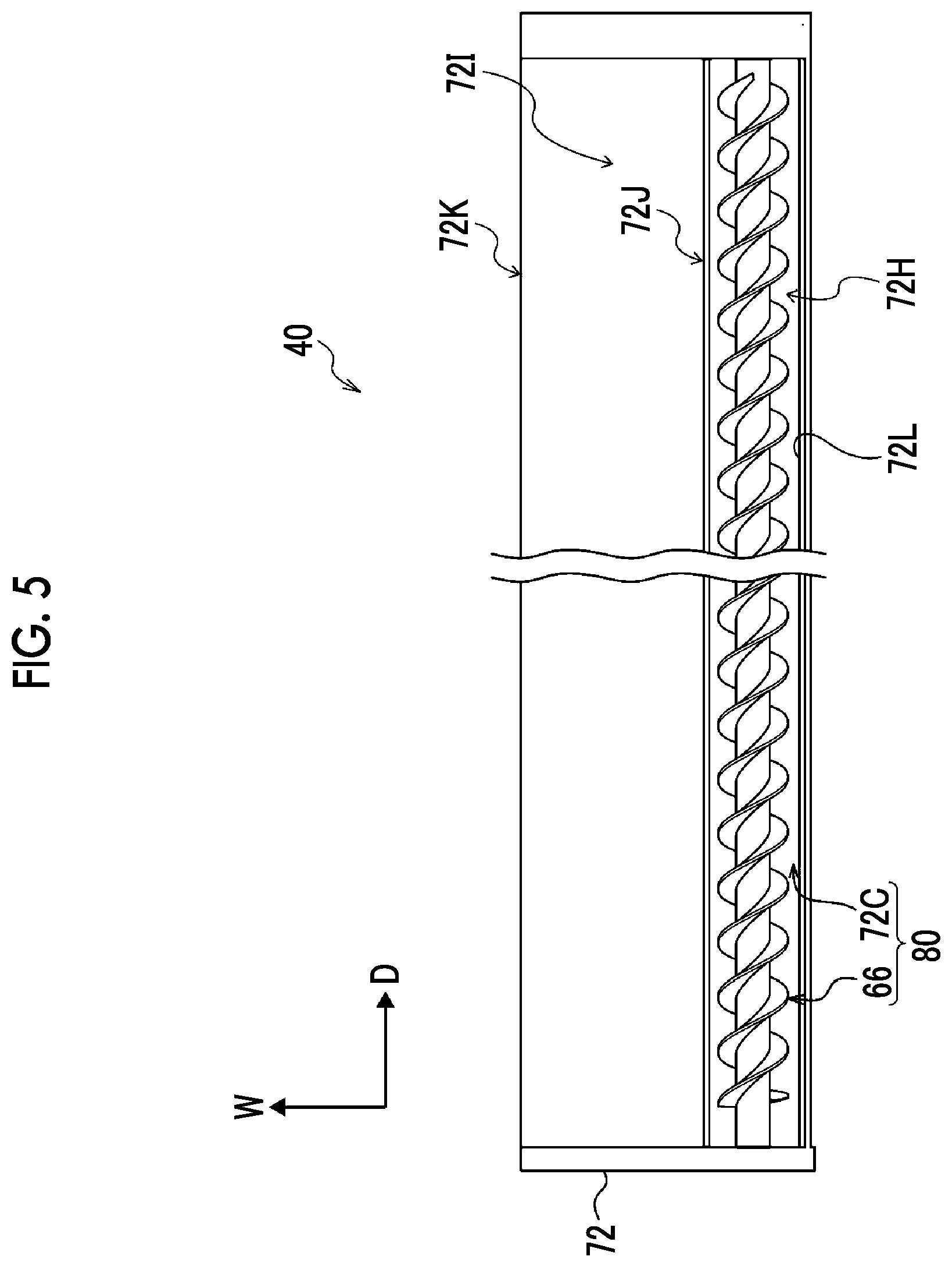 Patent US12099316 Figure 5 – Developing device and image forming apparatus that suppress discharge of developer