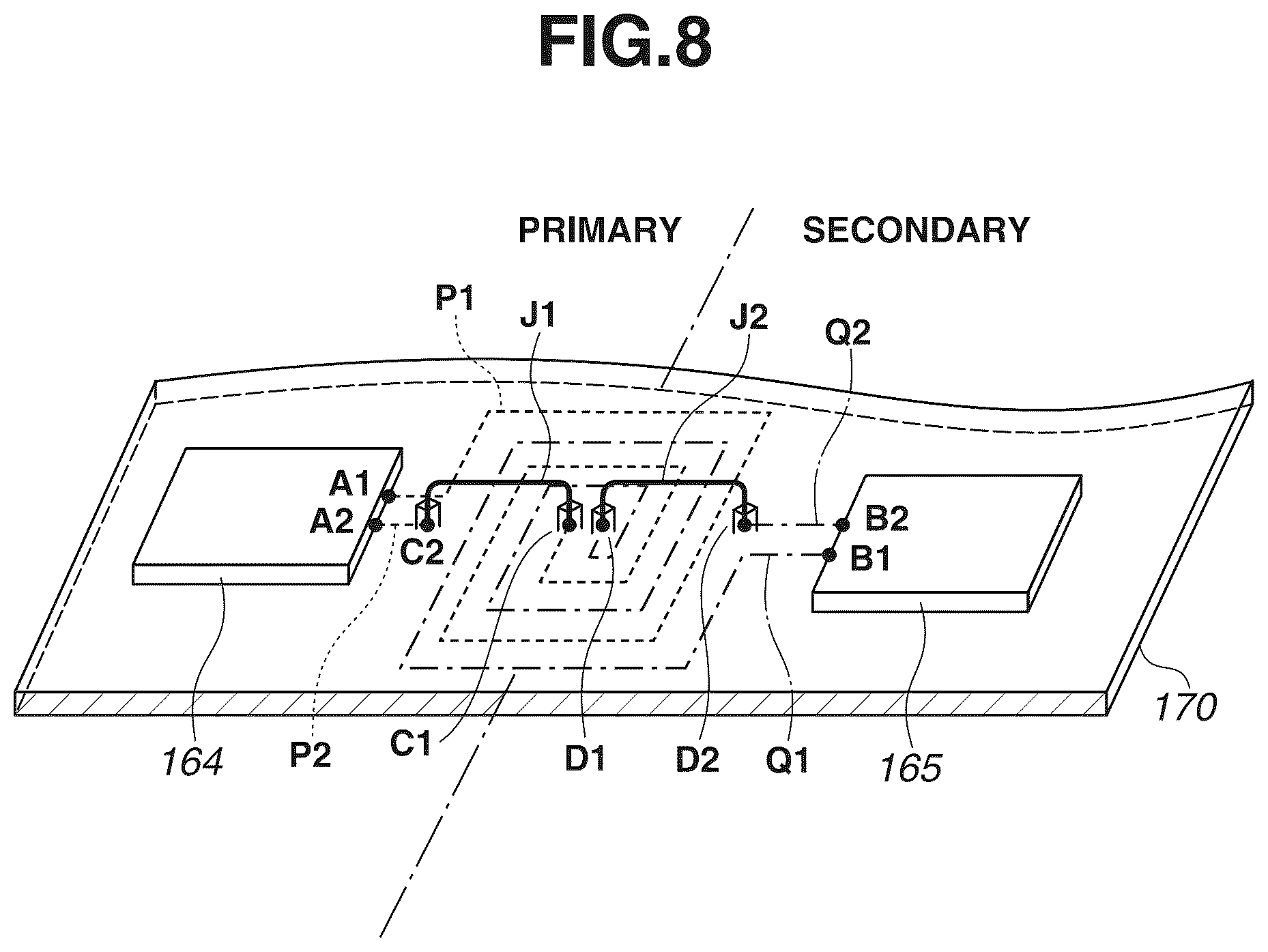 Patent US12099322 Figure 8 – Power supply apparatus for performing wireless communication between first circuit and second circuit insulated from first circuit, and image forming apparatus including power supply apparatus