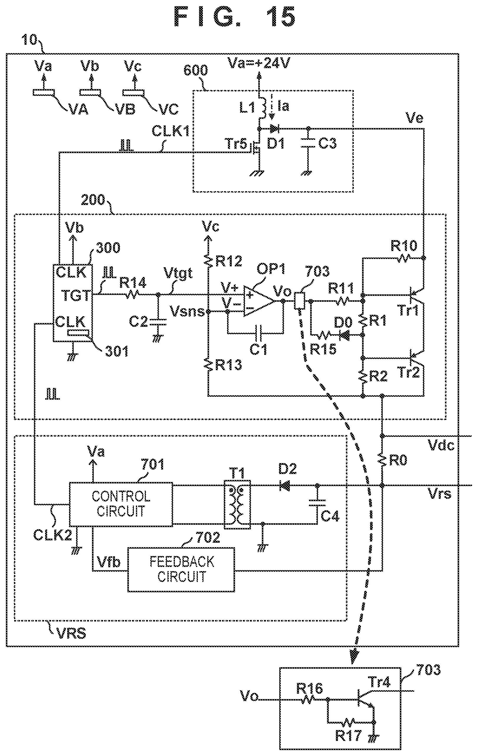 Patent US12099323 Figure 15 – Power supply apparatus for supplying various voltages and image forming apparatus operating on voltage supplied from power supply apparatus