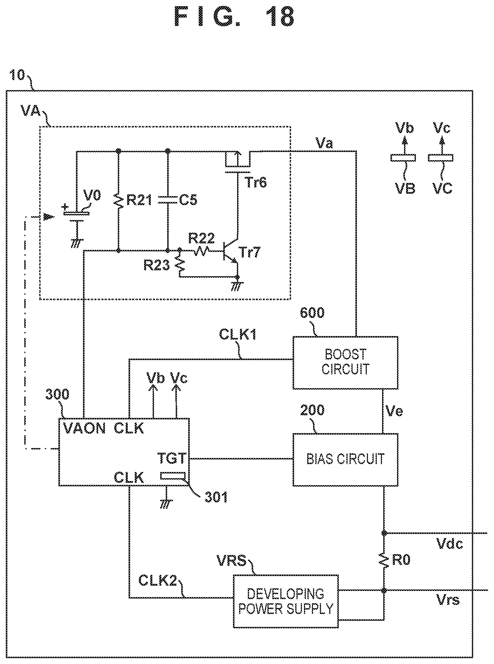 Patent US12099323 Figure 18 – Power supply apparatus for supplying various voltages and image forming apparatus operating on voltage supplied from power supply apparatus