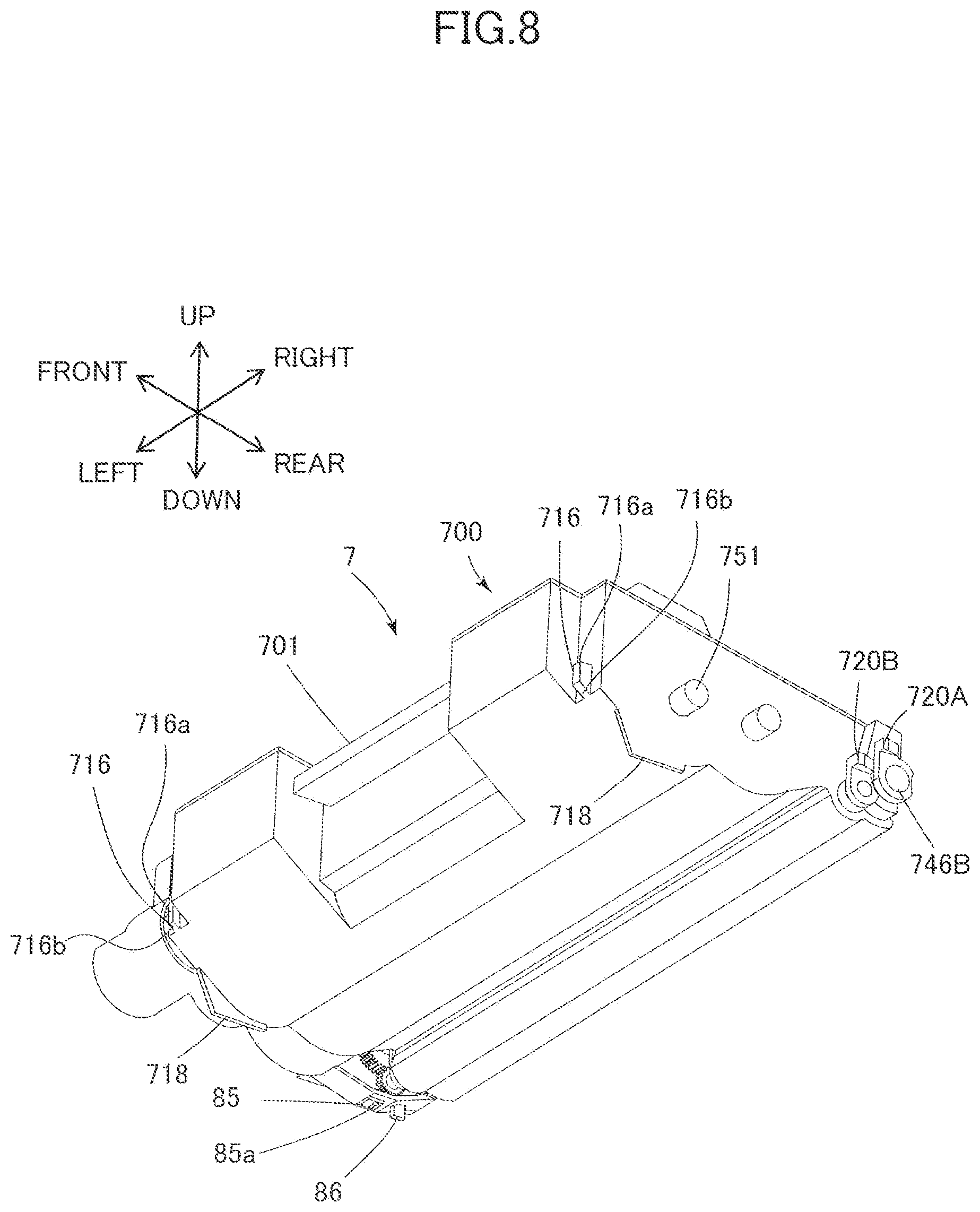 Patent US12099325 Figure 8 – Process cartridge and image forming apparatus