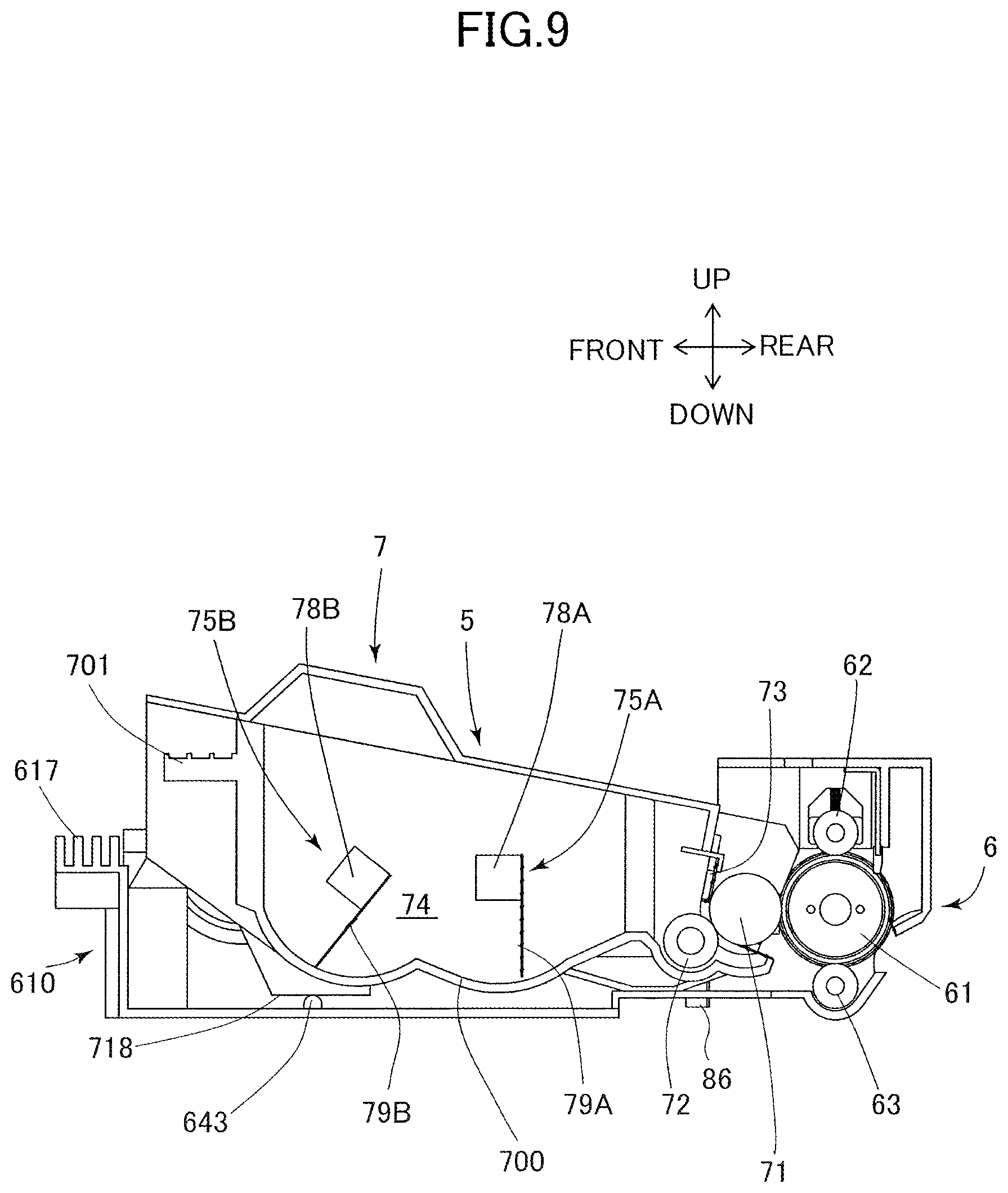 Patent US12099325 Figure 9 – Process cartridge and image forming apparatus