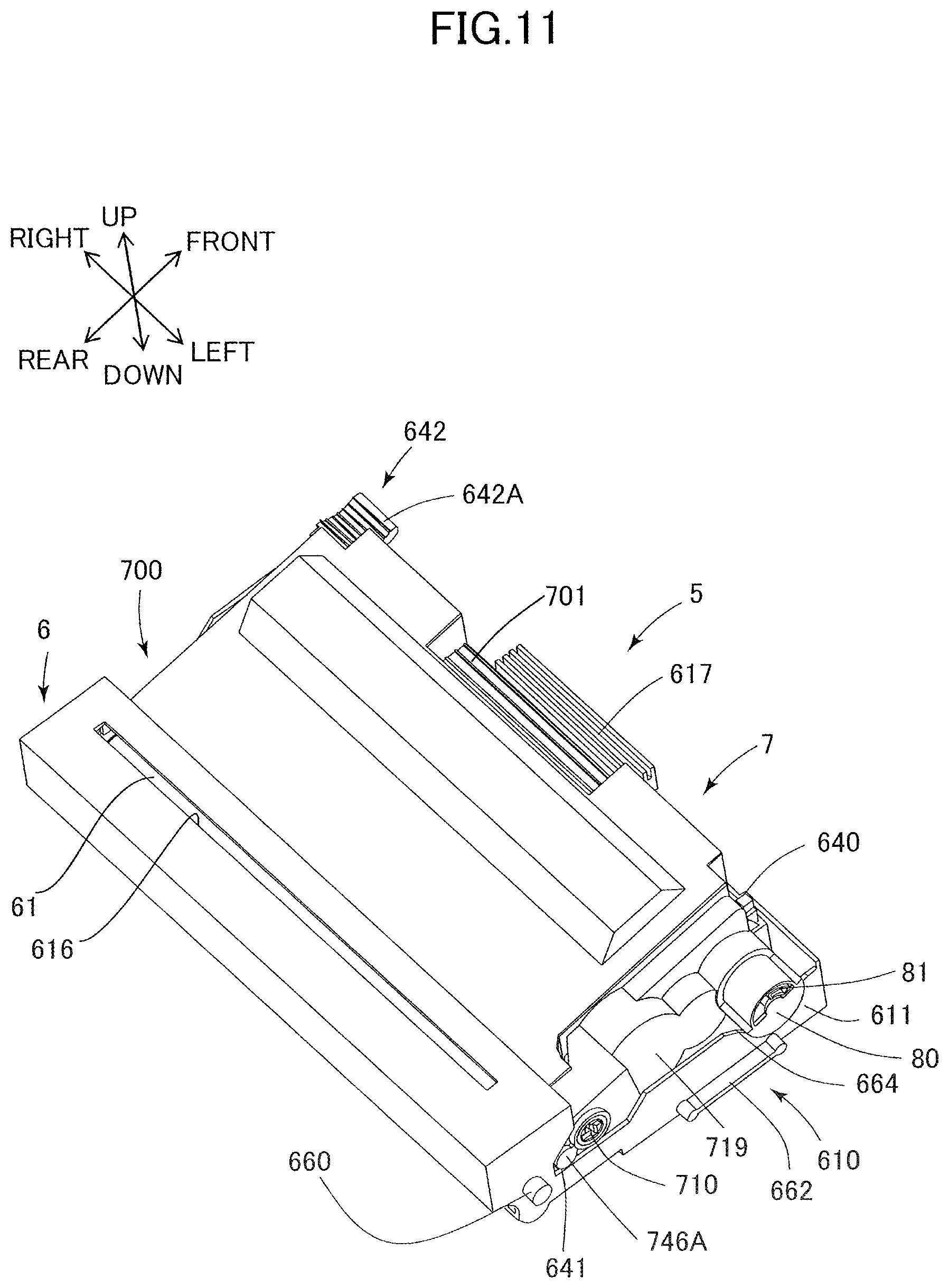 Patent US12099325 Figure 11 – Process cartridge and image forming apparatus