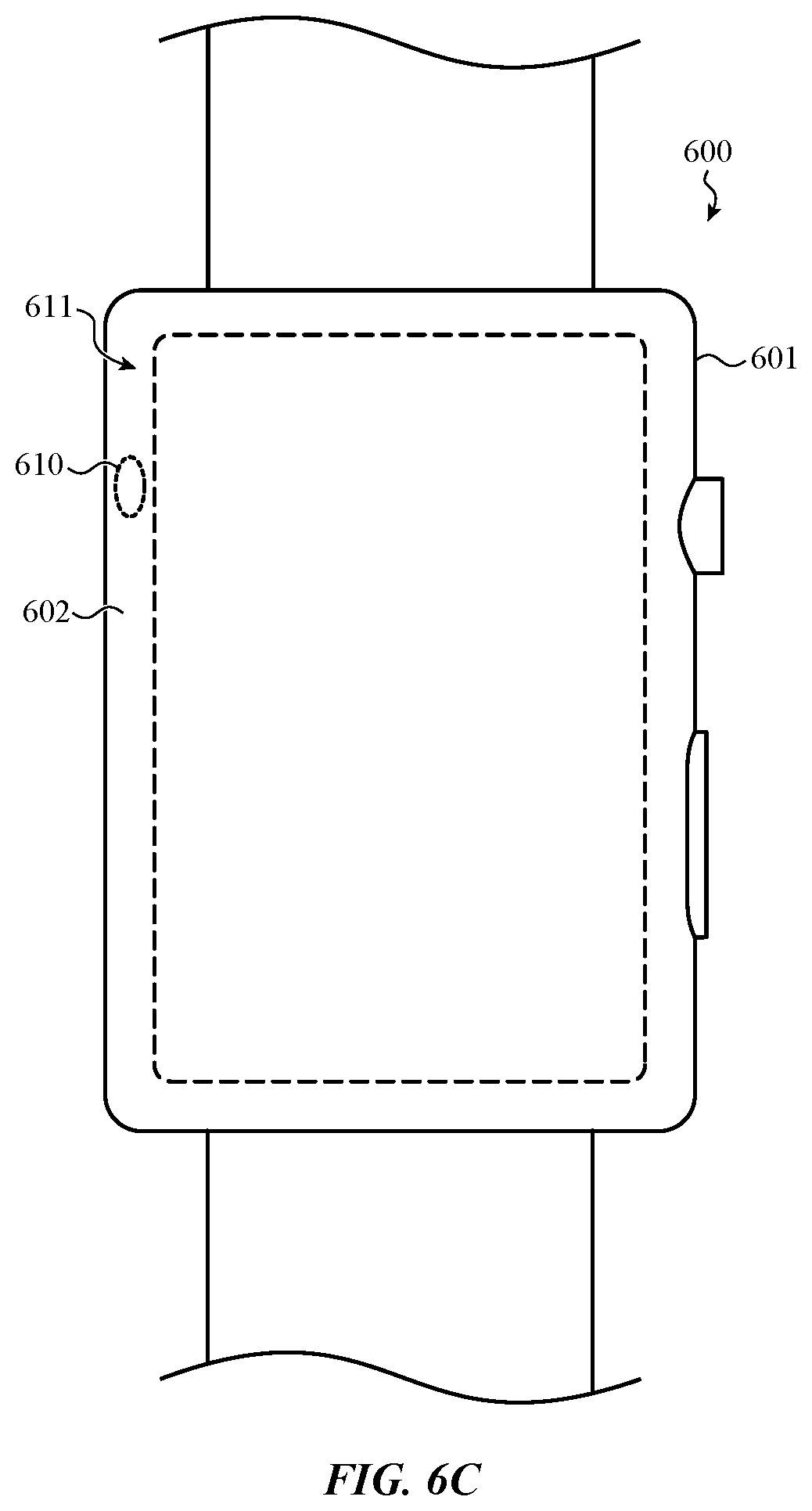 Patent US12099331 Figure 11 – Electronic watch with barometric vent