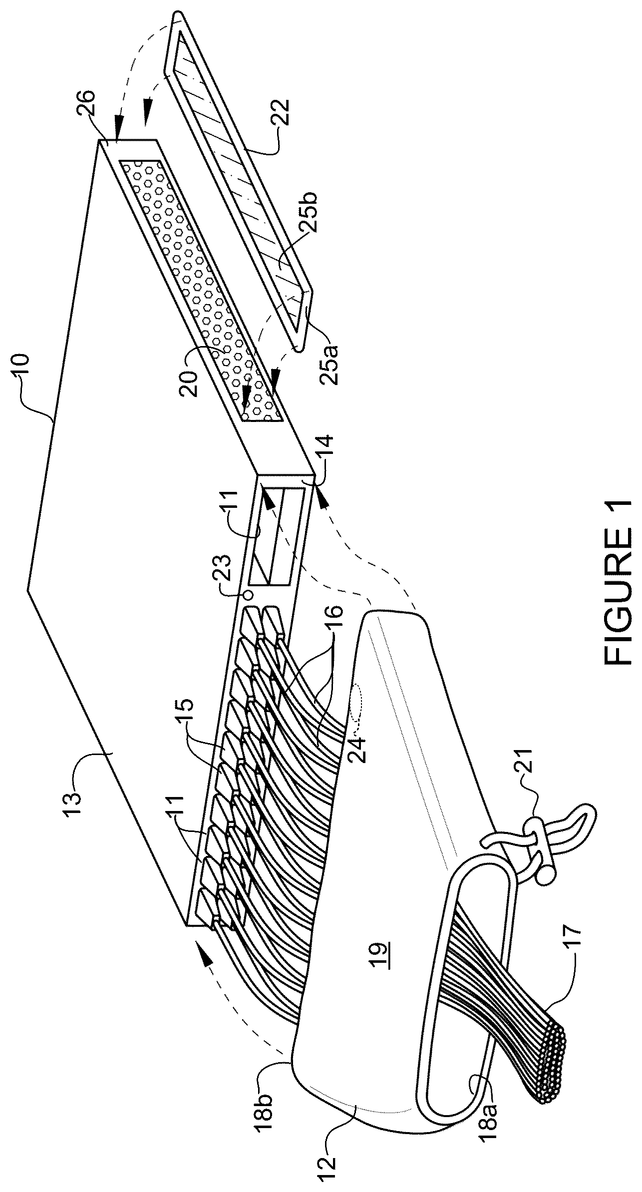 Patent US12099340 Figure 1 – Method and apparatus for protection of network device during increase in environmental contamination