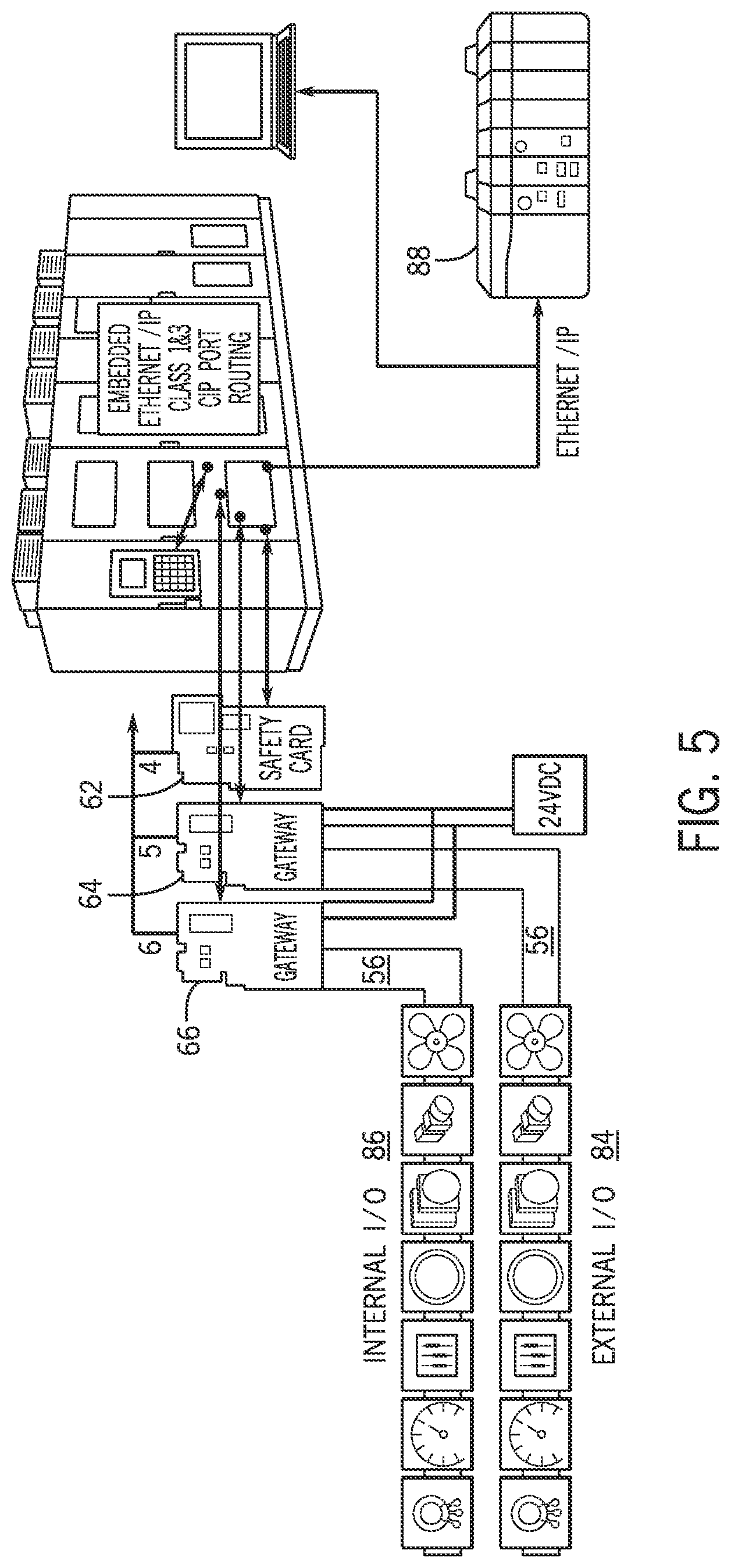 Patent US12099347 Figure 5 – Option card for facilitating communication in drive applications