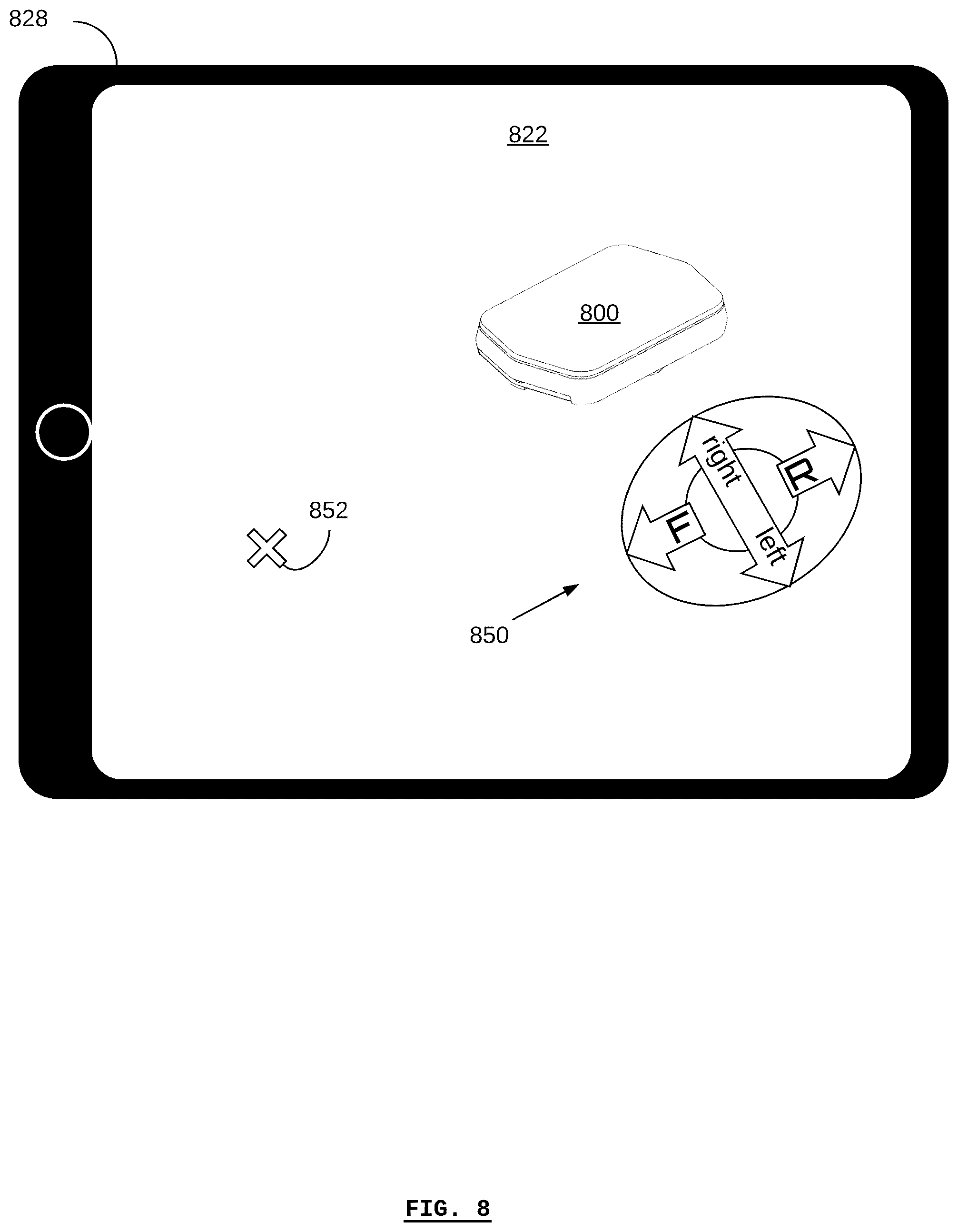 Patent US12099354 Figure 8 – Systems and methods for monitoring a self-driving vehicle