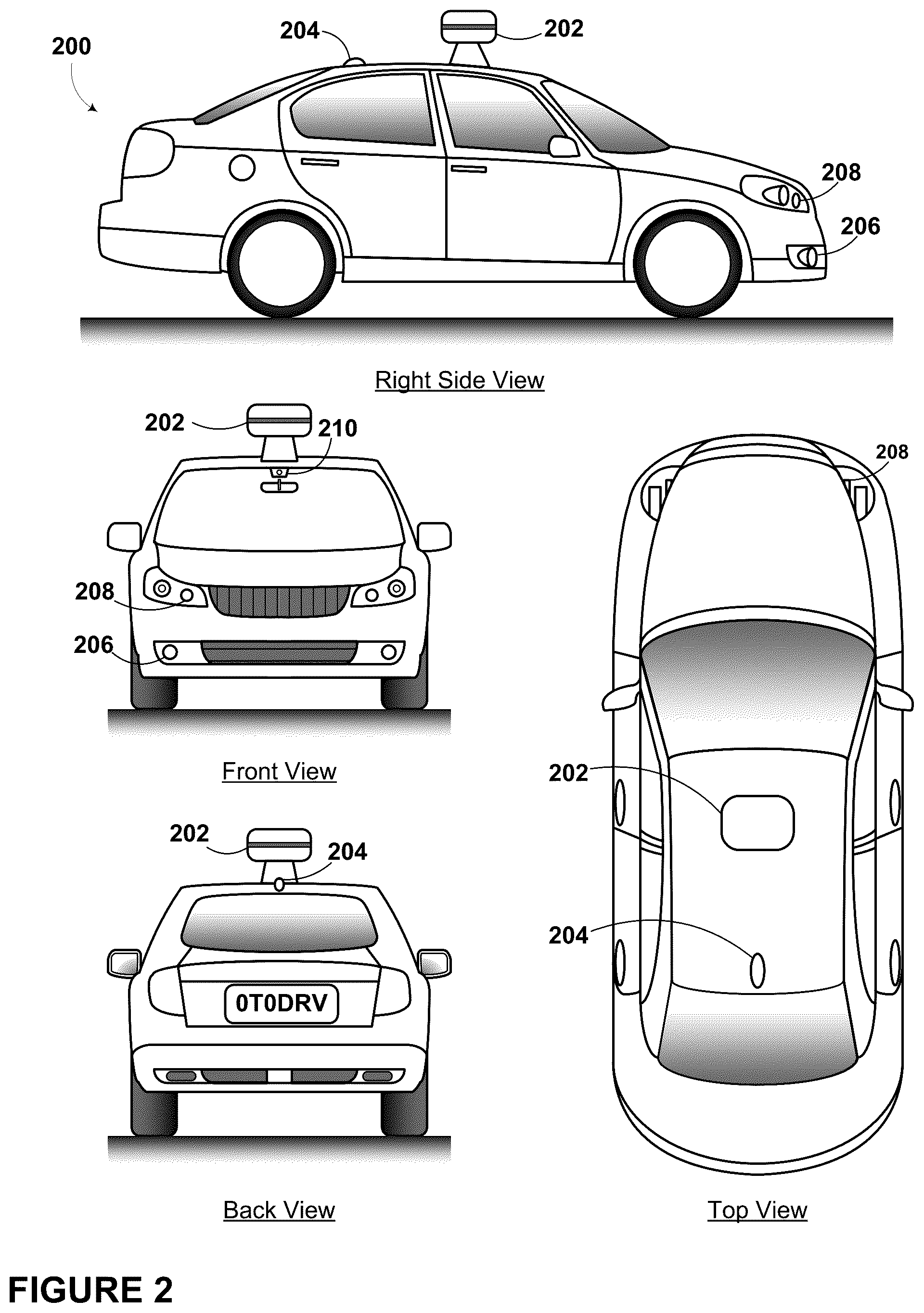 Patent US12099359 Figure 2 – Modifying the behavior of an autonomous vehicle using context based parameter switching