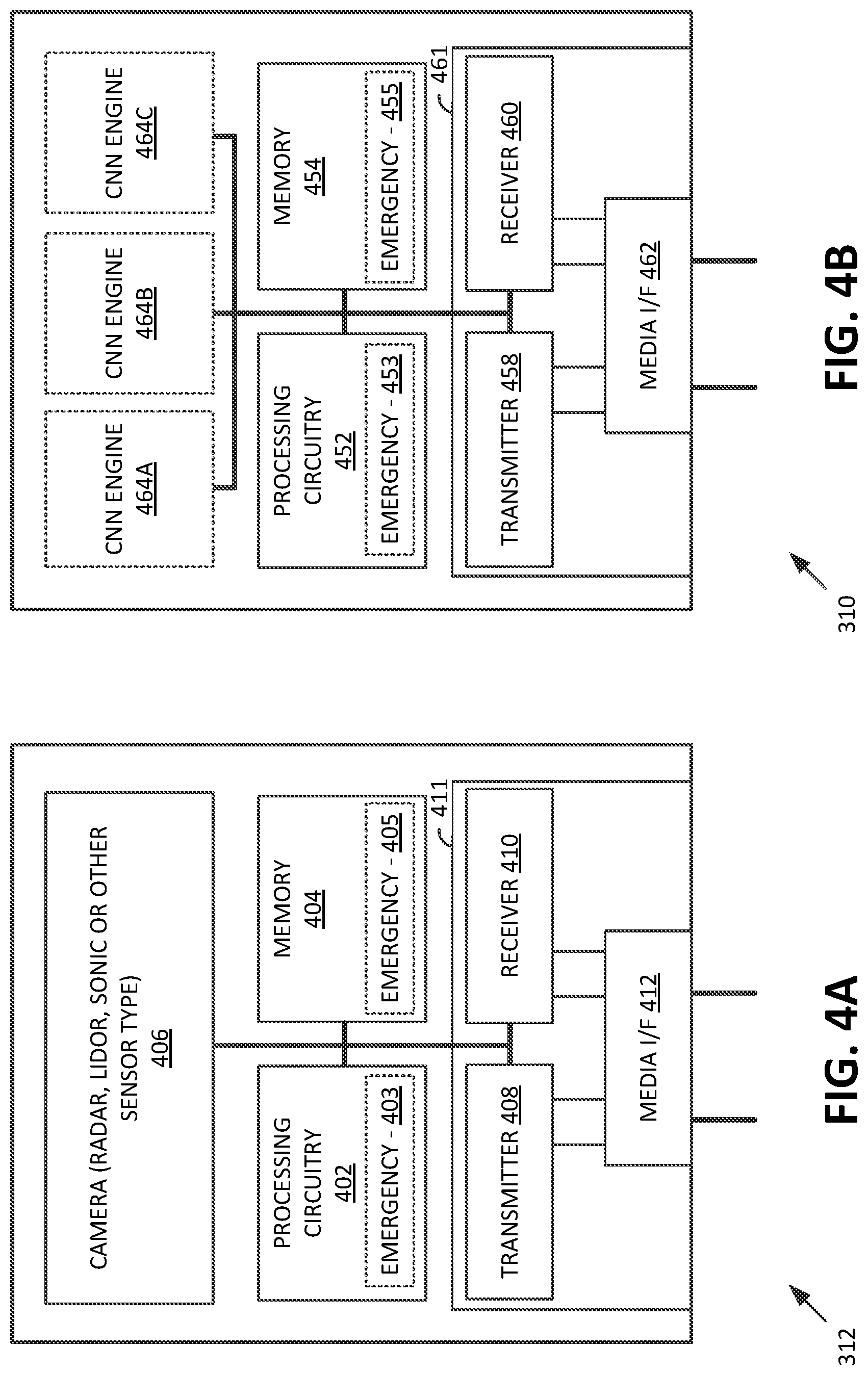 Patent US12099363 Figure 4 – Autonomous driving system emergency signaling
