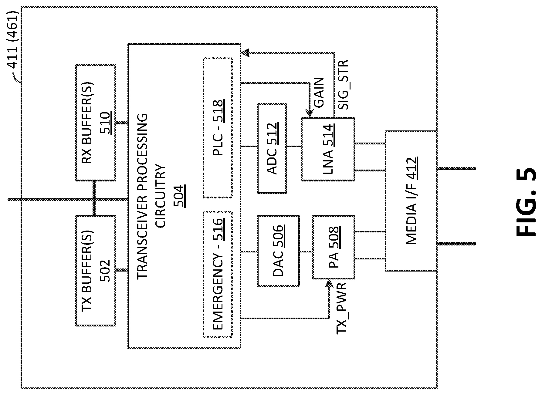 Patent US12099363 Figure 5 – Autonomous driving system emergency signaling
