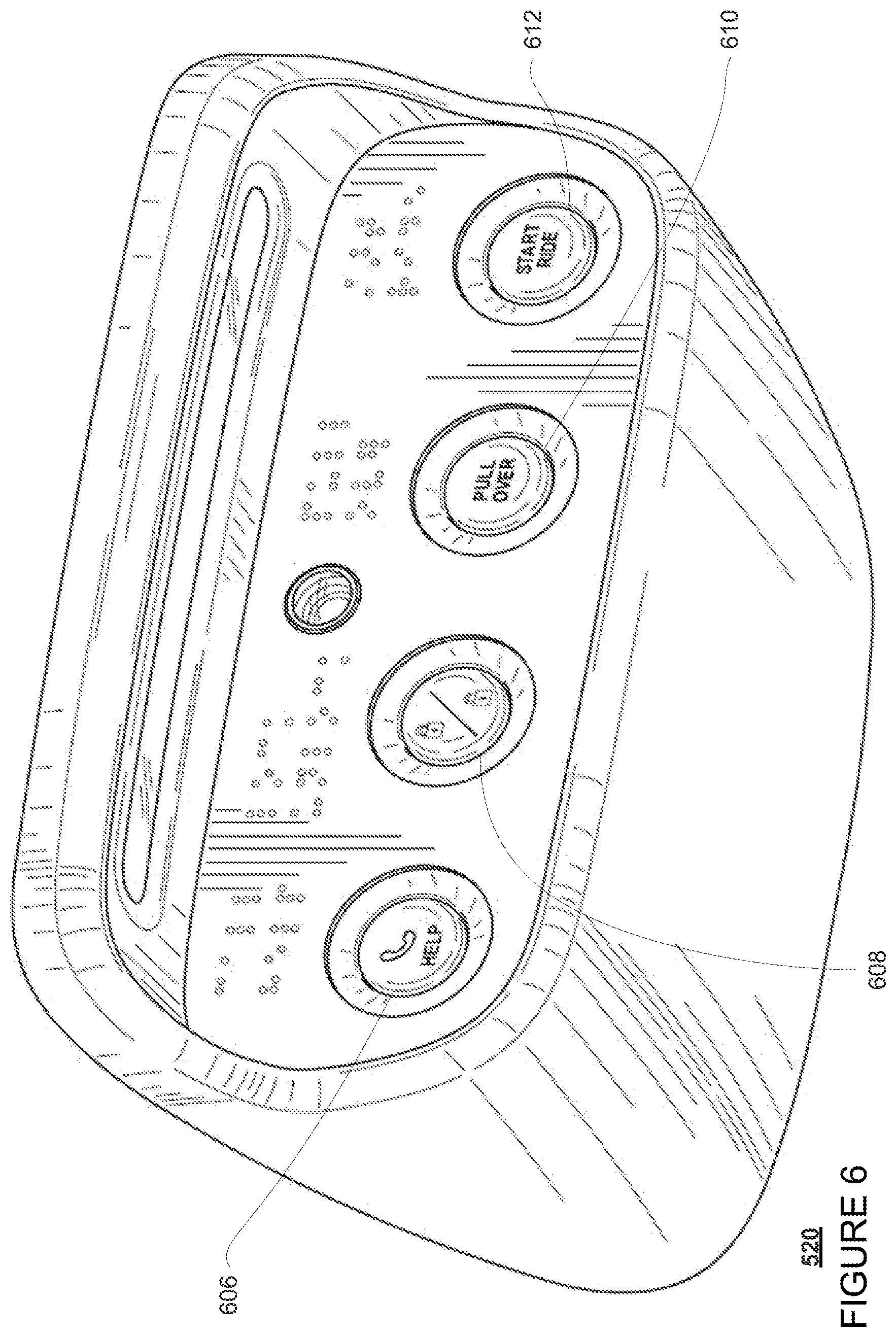 Patent US12099365 Figure 6 – Determining and responding to an internal status of a vehicle