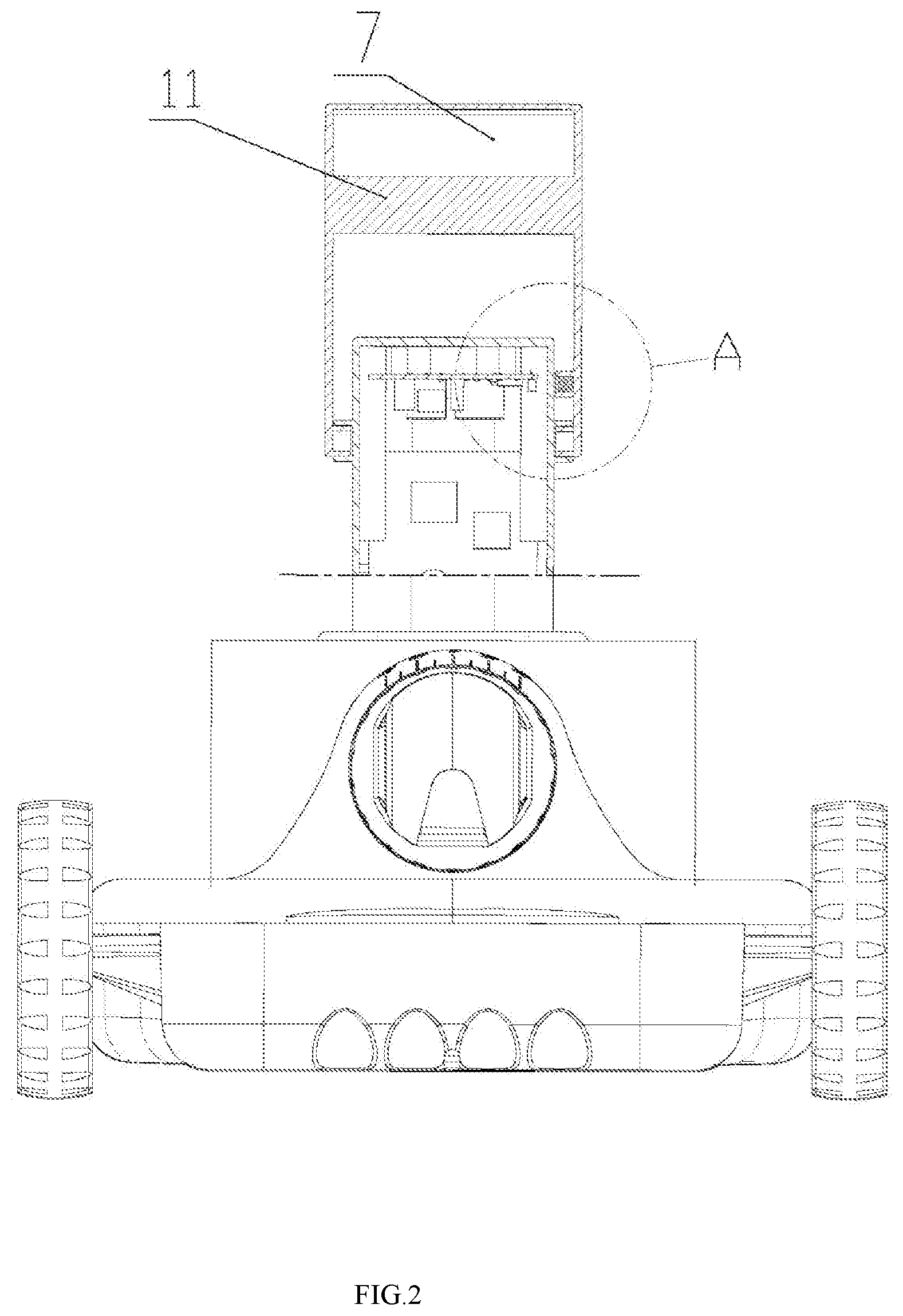 Patent US12099367 Figure 2 – Pool cleaner having obstacle detecting device