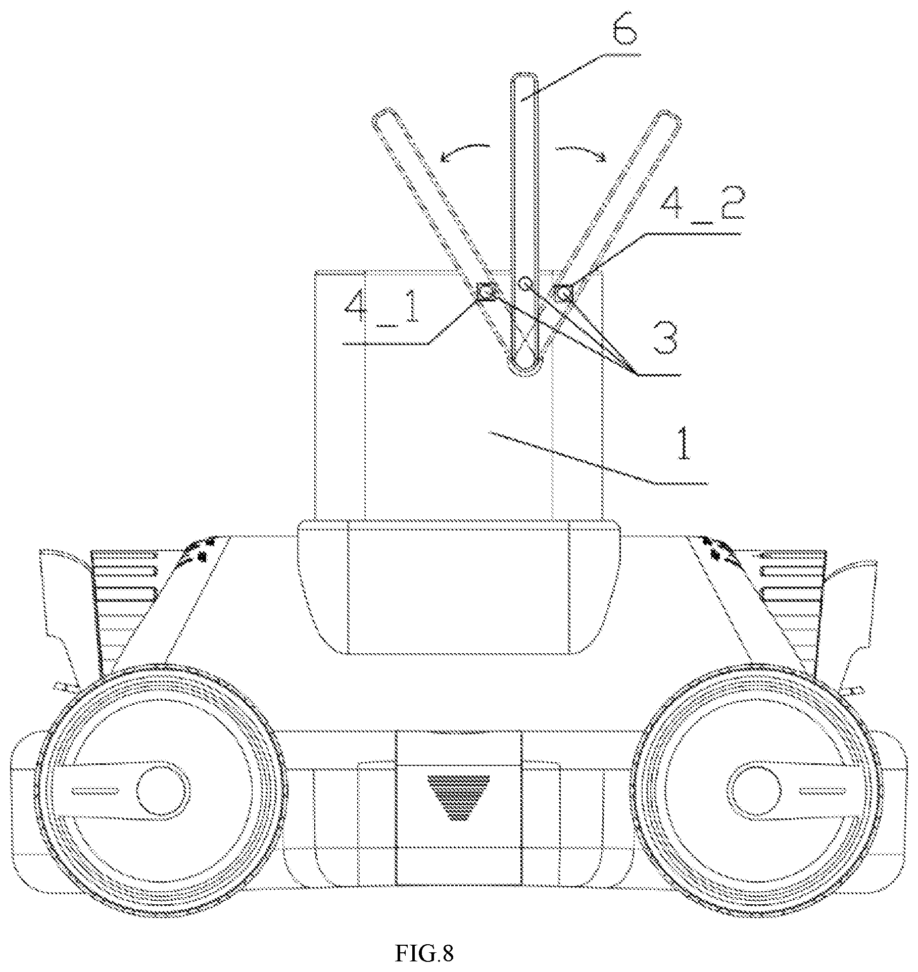 Patent US12099367 Figure 8 – Pool cleaner having obstacle detecting device