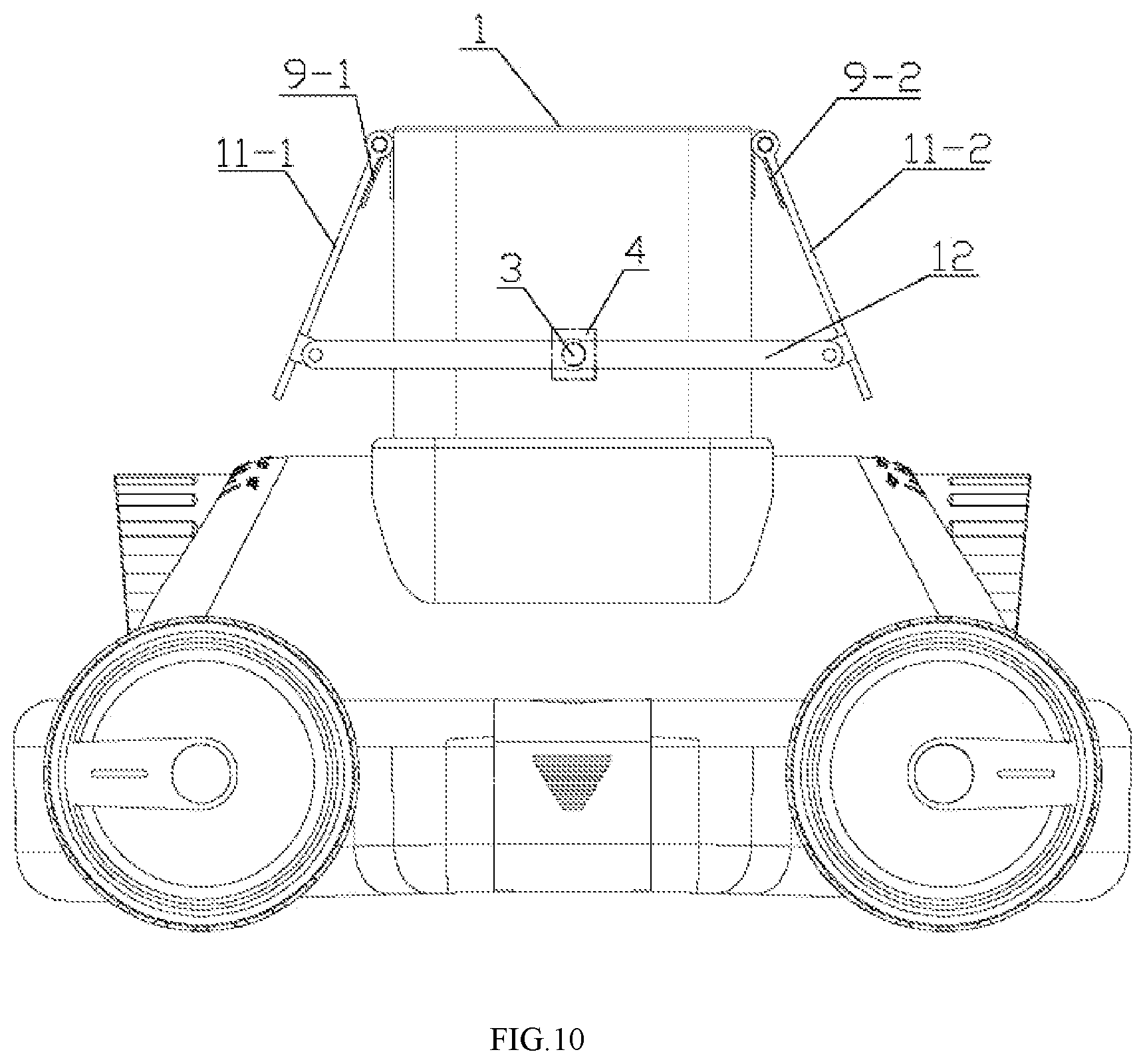 Patent US12099367 Figure 10 – Pool cleaner having obstacle detecting device