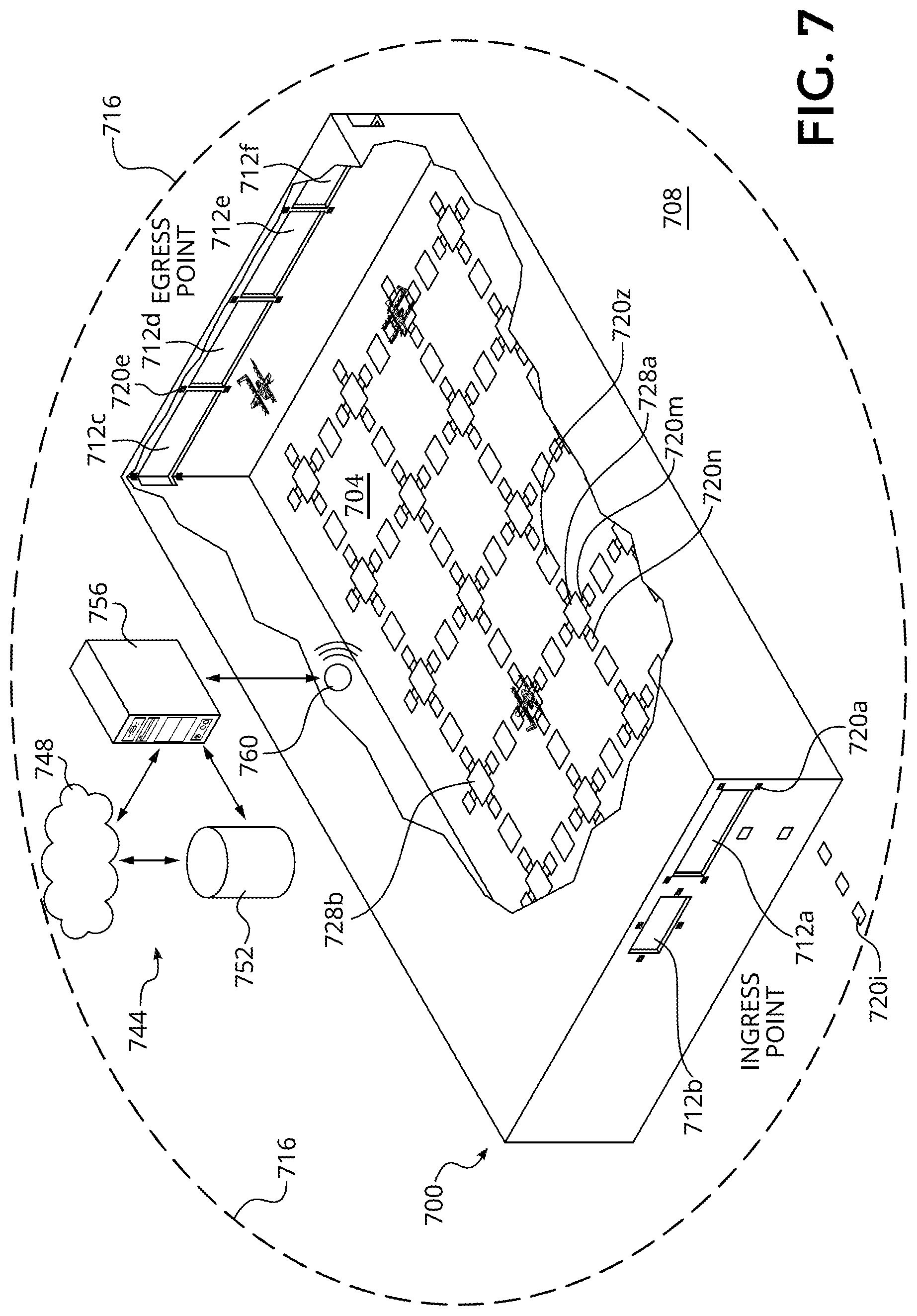 Patent US12099370 Figure 8 – Geo-fiducials for UAV navigation