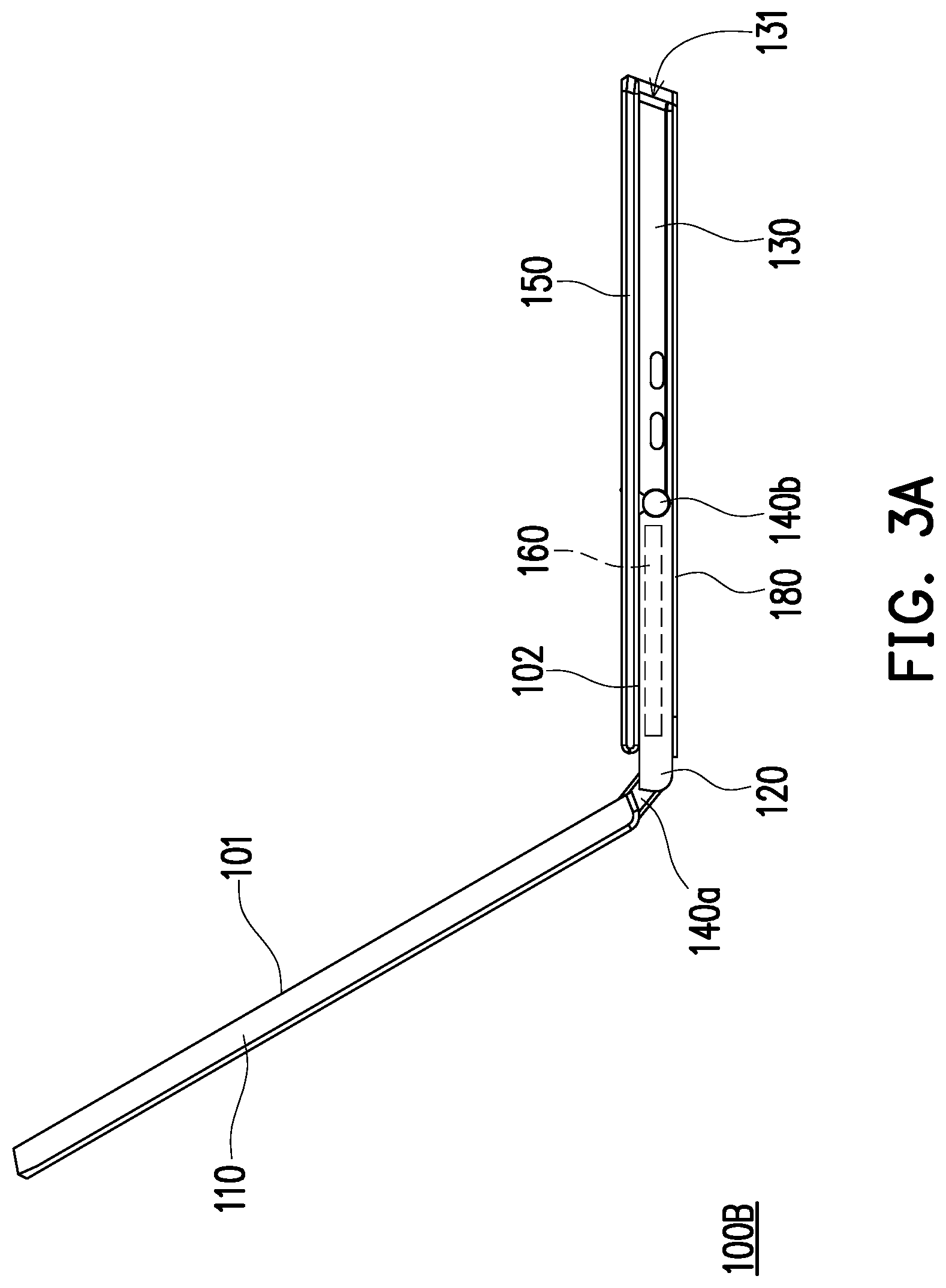 Patent US12099381 Figure 8 – Portable electronic device
