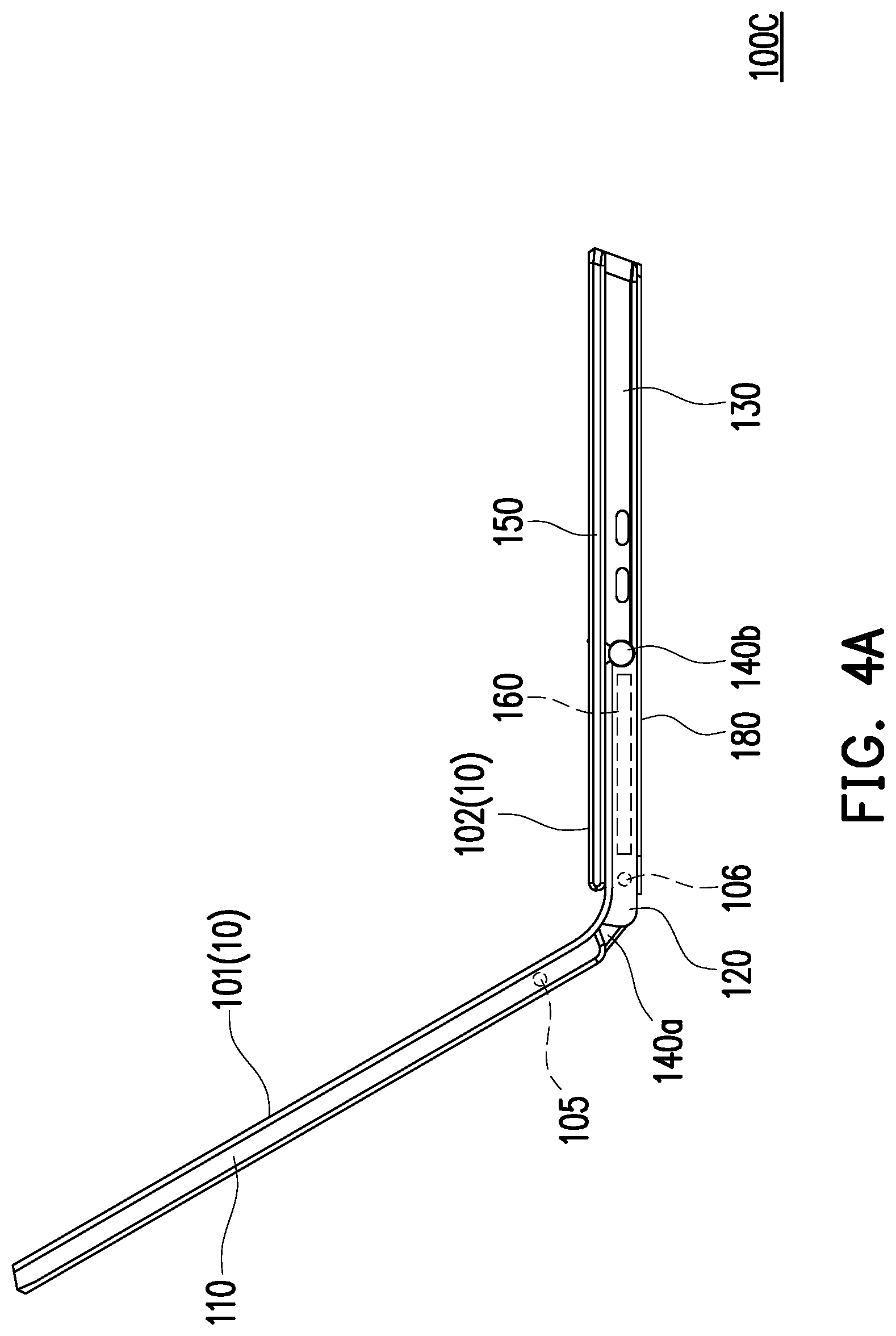 Patent US12099381 Figure 10 – Portable electronic device