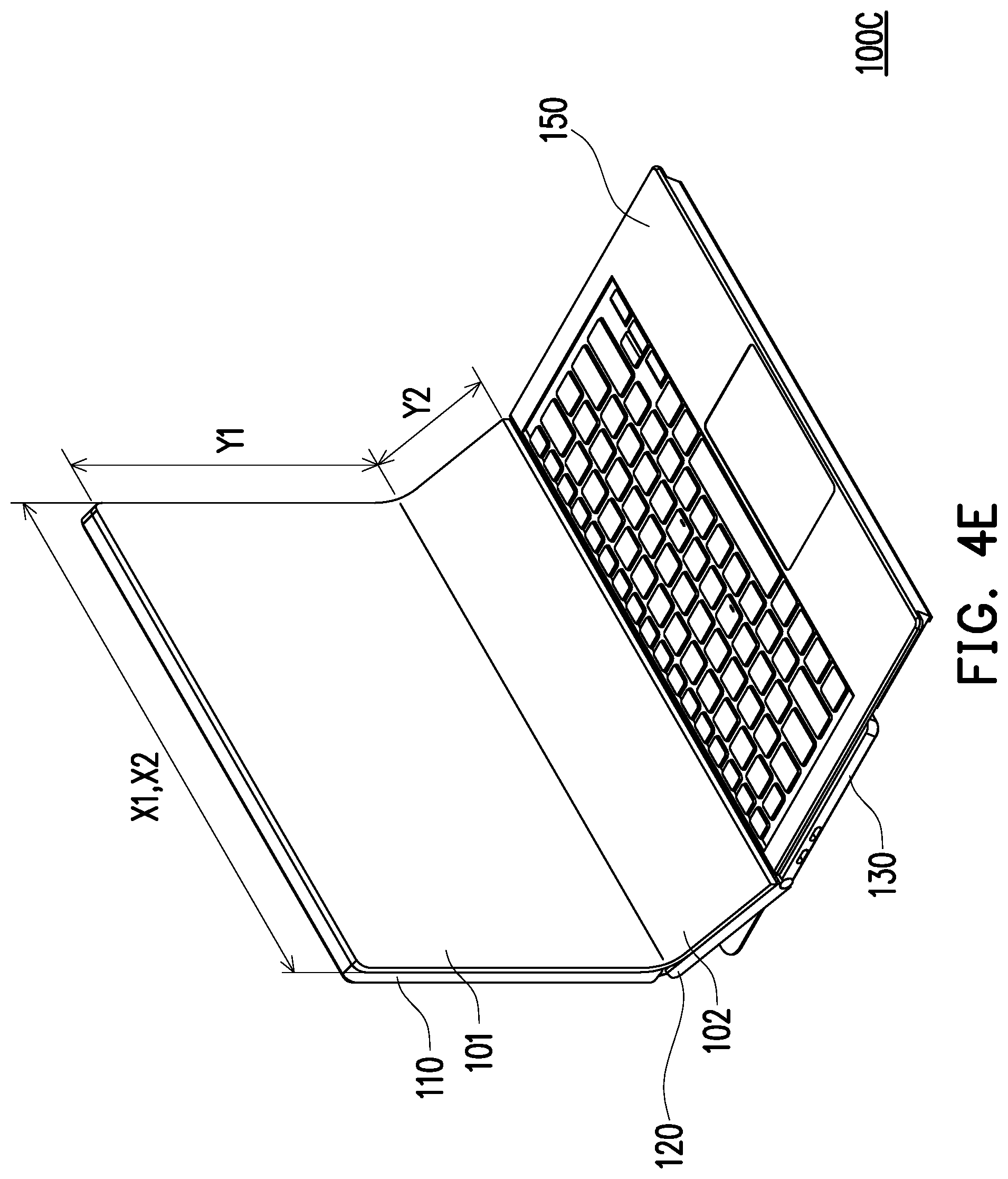 Patent US12099381 Figure 14 – Portable electronic device