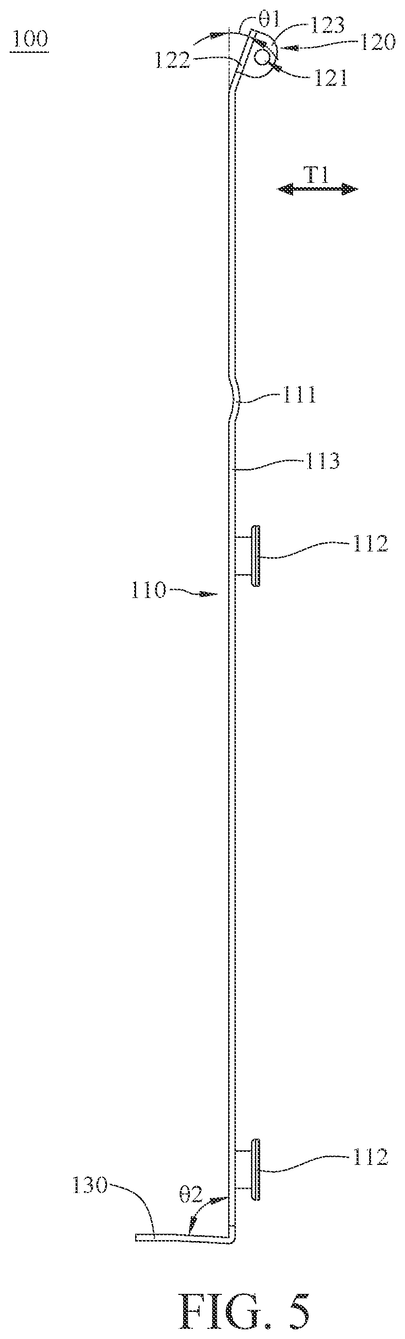 Patent US12099384 Figure 5 – Mount bracket, storage device assembly, and server