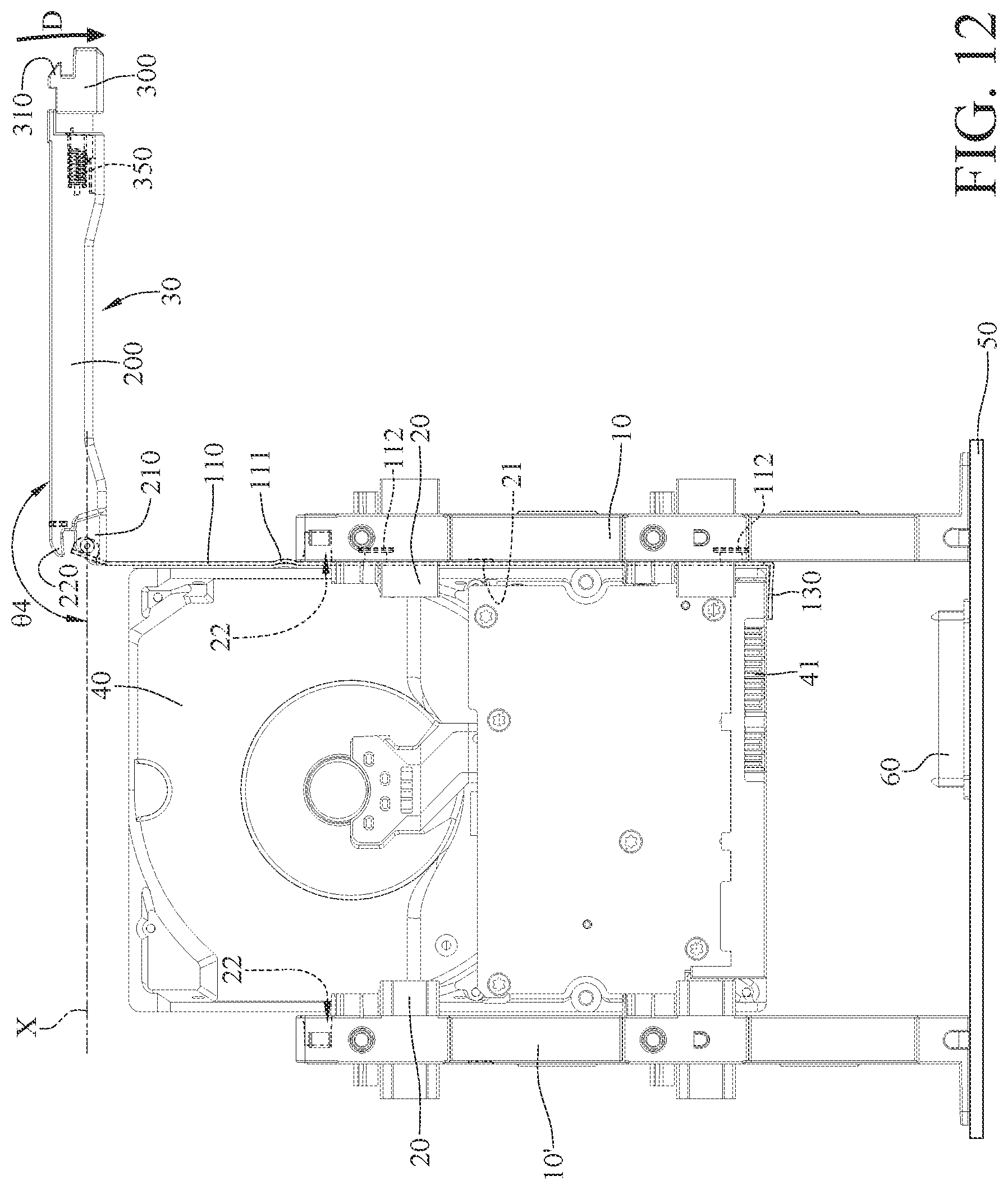 Patent US12099384 Figure 12 – Mount bracket, storage device assembly, and server