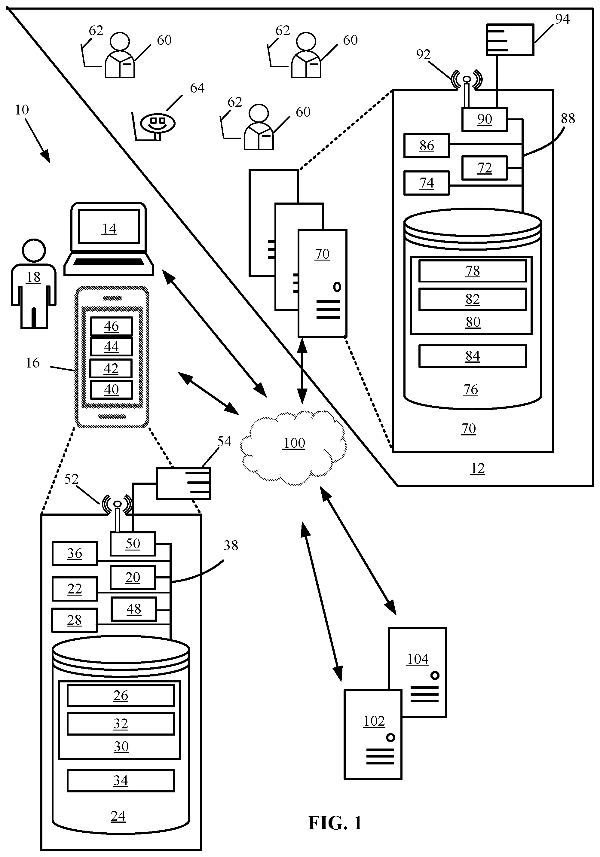 Patent US12099401 Figure 1 – Application incident snapshot tracking tool