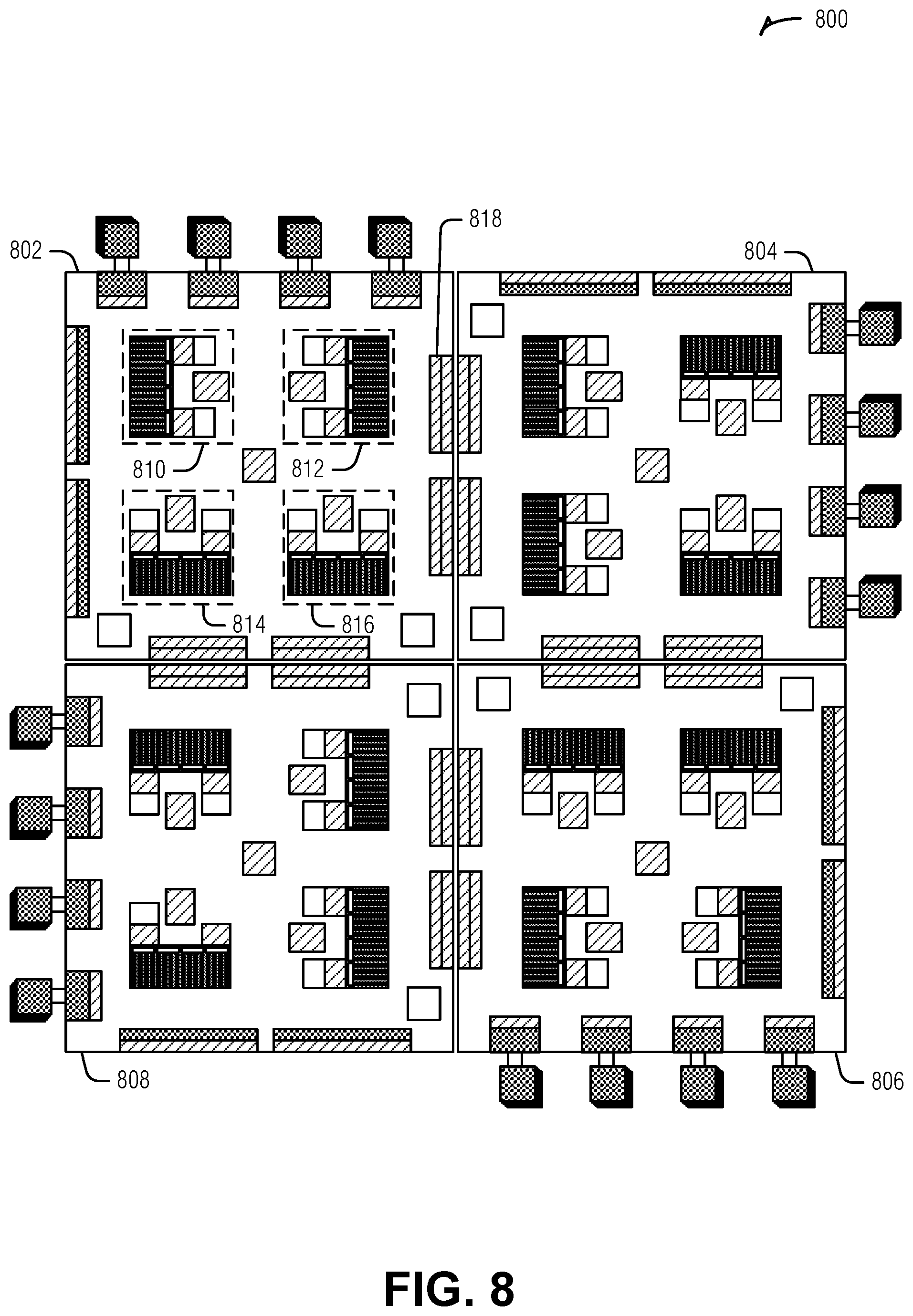 Patent US12099402 Figure 8 – Parking threads in barrel processor for managing hazard clearing