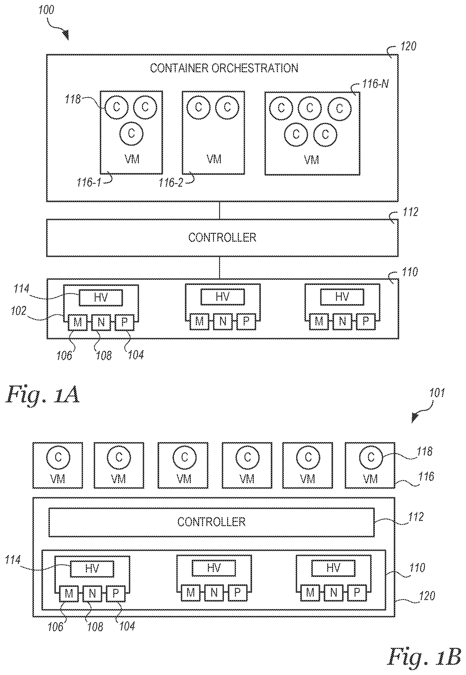 Patent US12099430 Figure 1 – Host storage of container logs