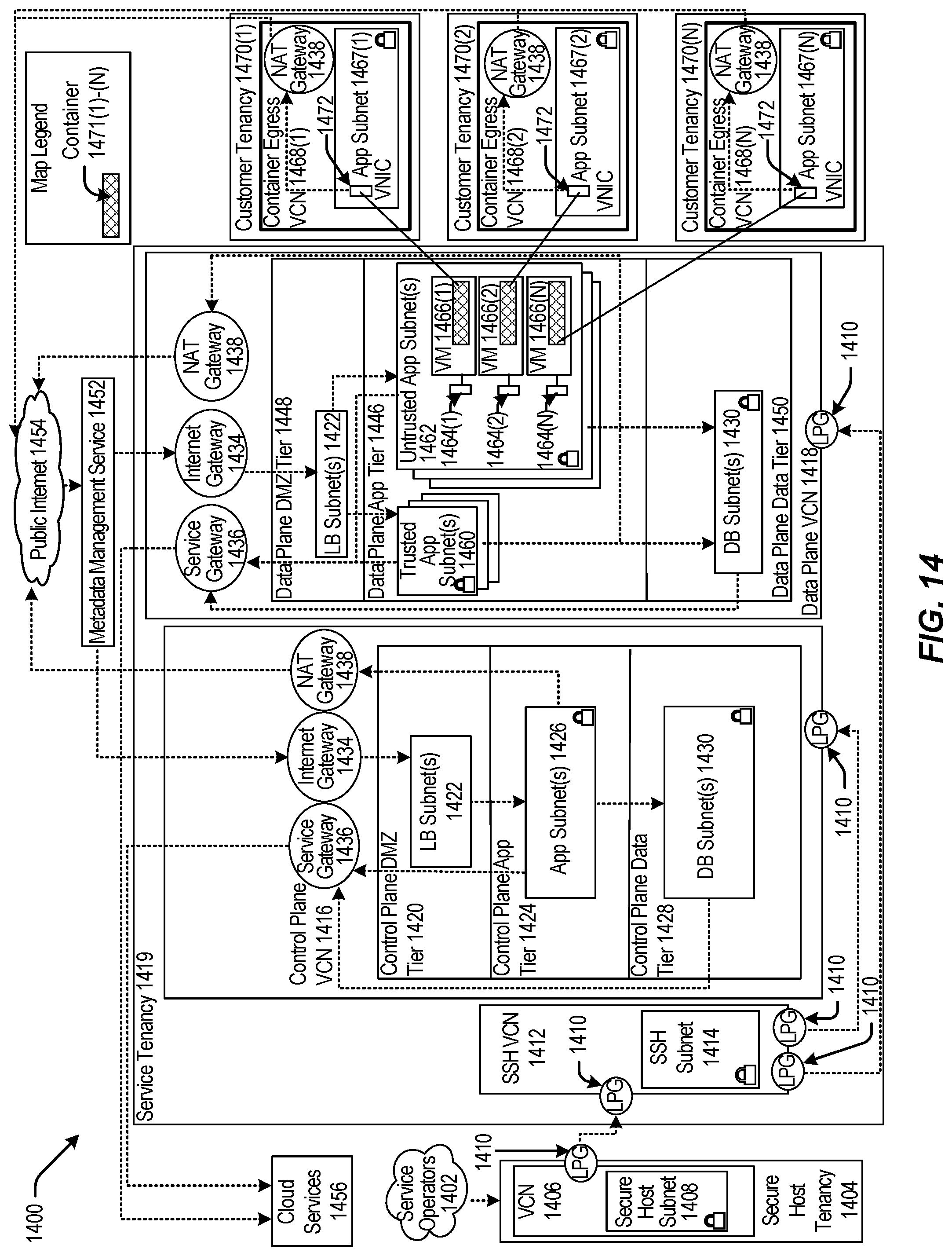 Patent US12099436 Figure 14 – Application performance monitoring for monolithic applications and distributed systems
