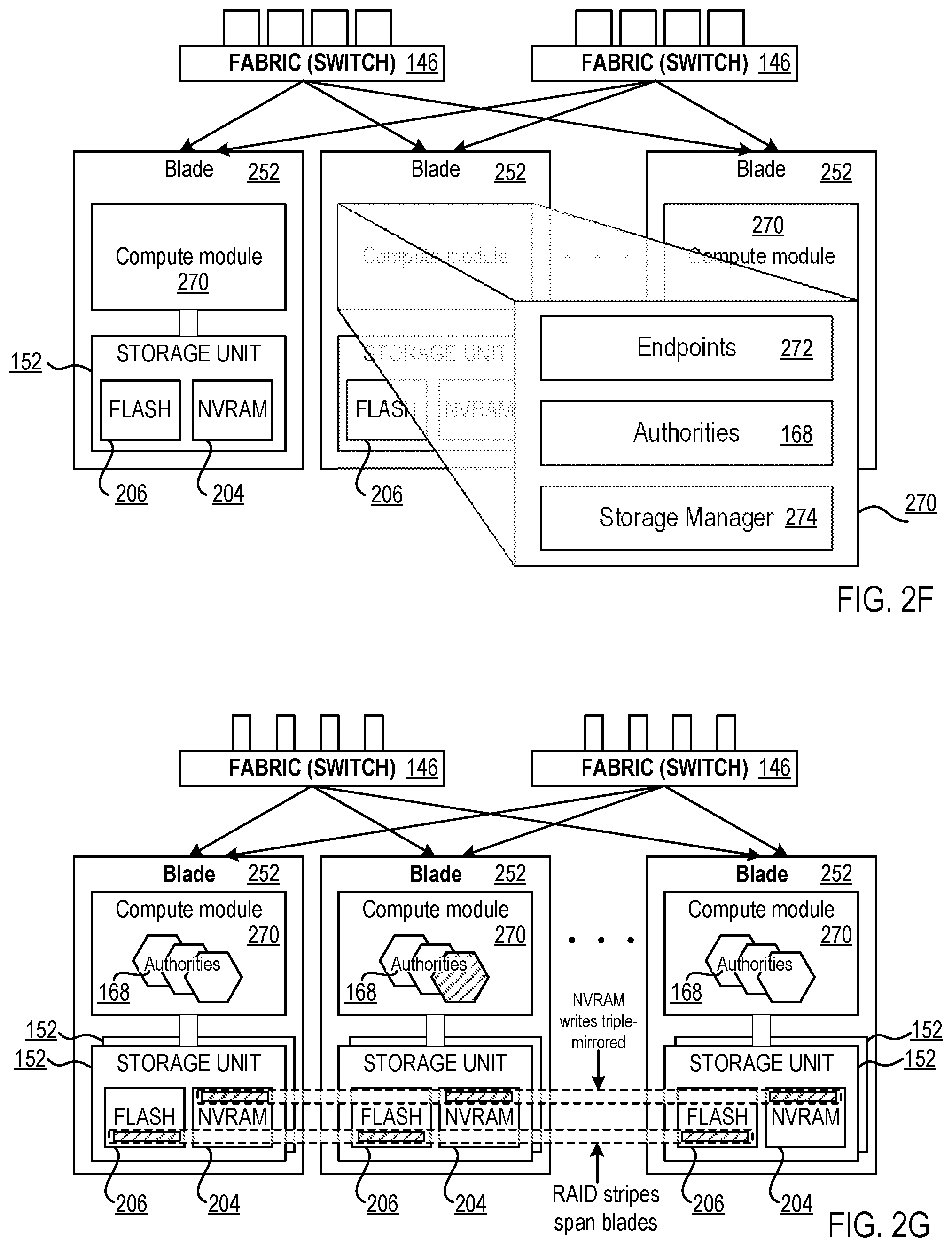 Patent US12099441 Figure 10 – Writing data to a distributed storage system