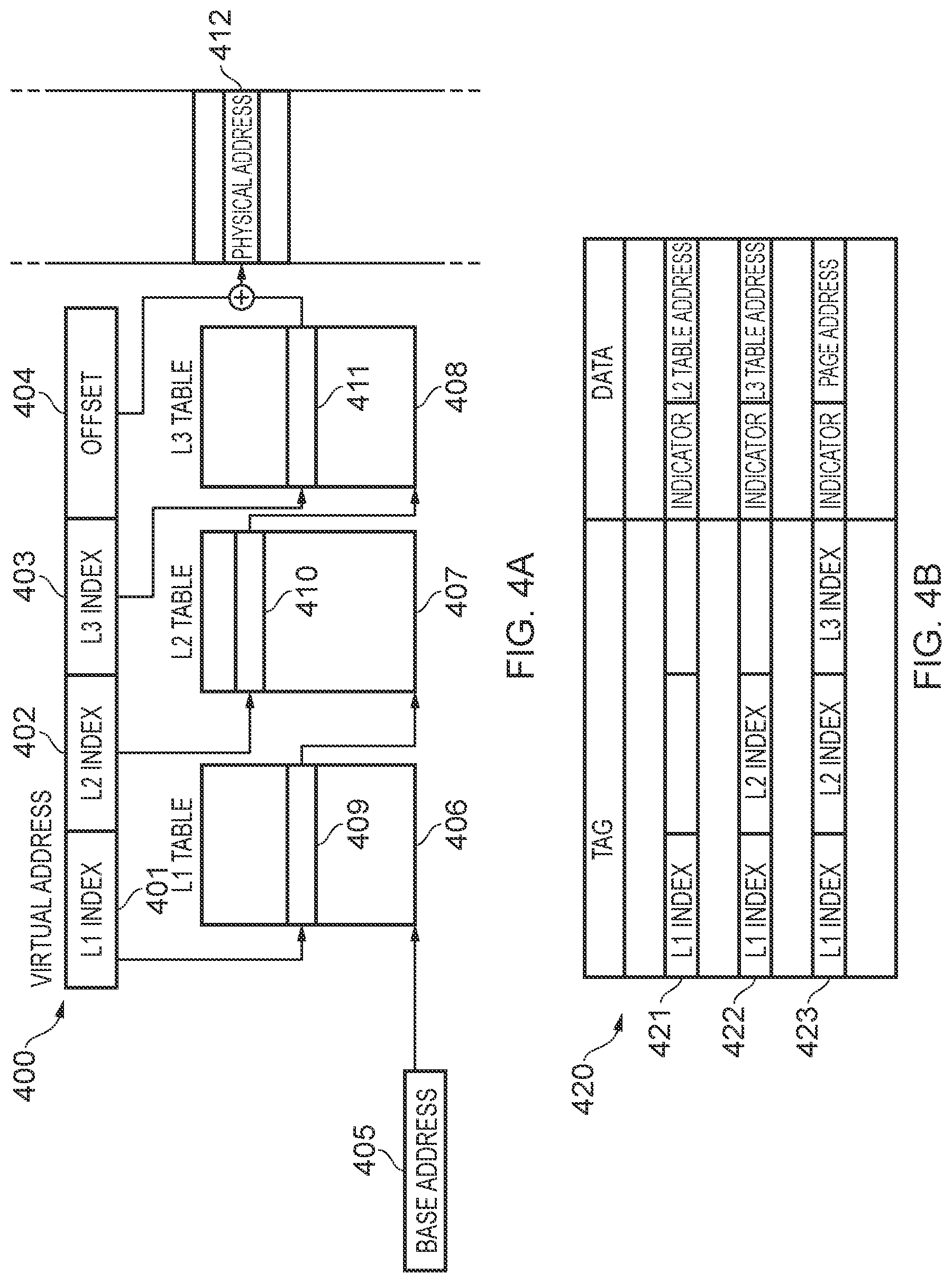 Patent US12099450 Figure 4 – Caching address translation information