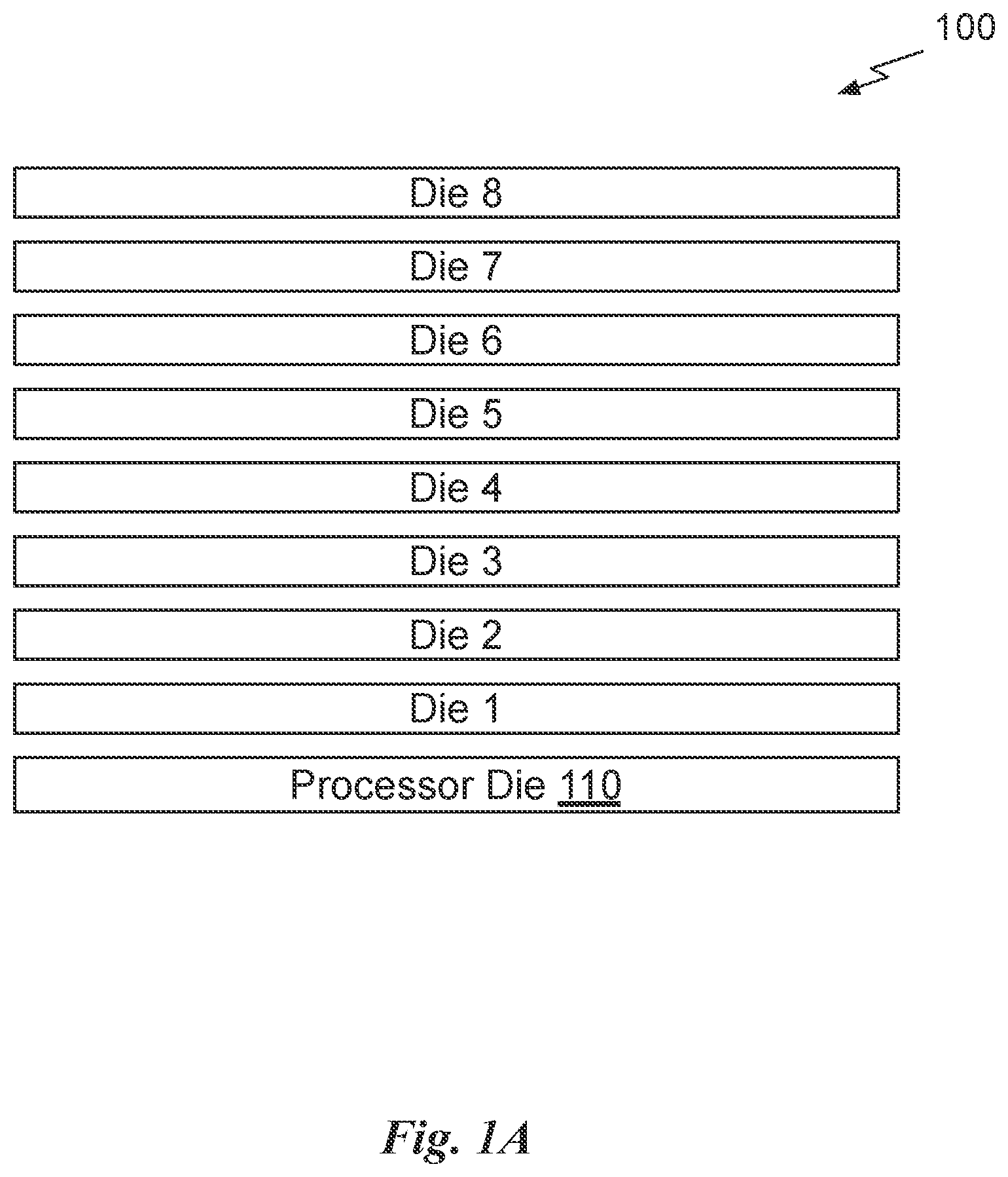 Patent US12099453 Figure 1 – Application partitioning for locality in a stacked memory system