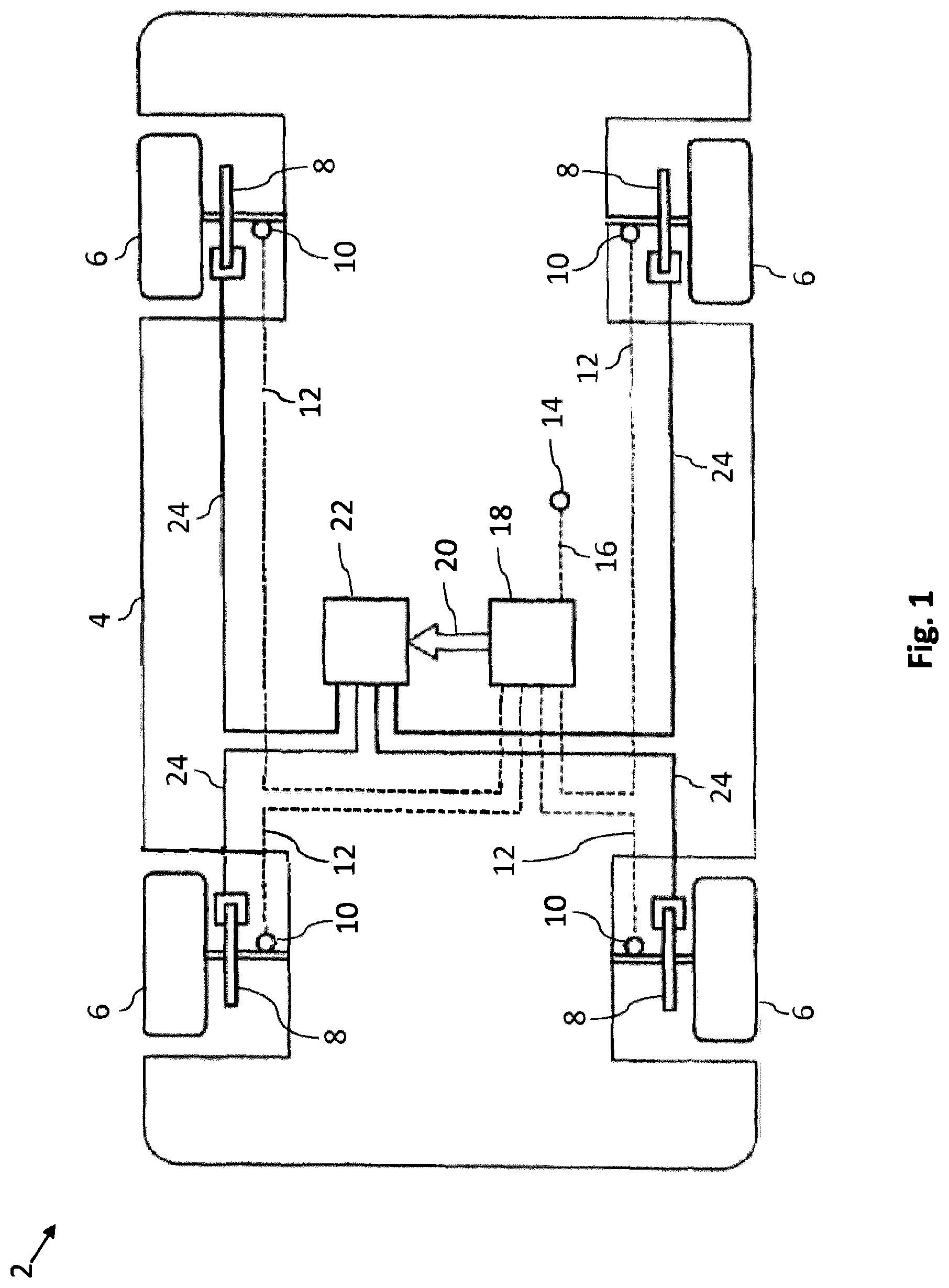 Patent US12099460 Figure 1 – Wheel information transfer apparatus, wheel information transfer method and vehicle having wheel information transfer apparatus