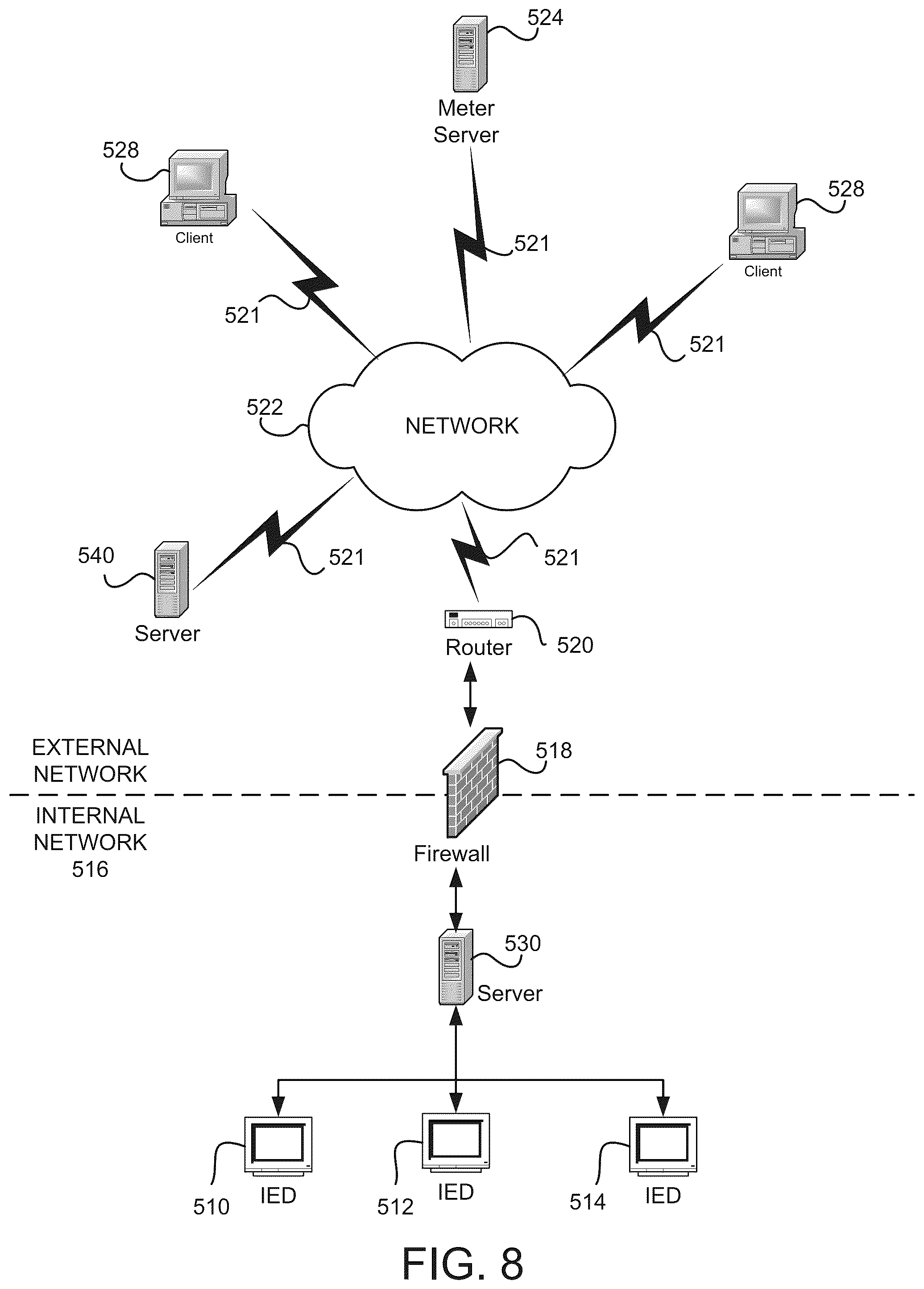Patent US12099468 Figure 9 – Systems and methods for collecting, analyzing, billing, and reporting data from intelligent electronic devices